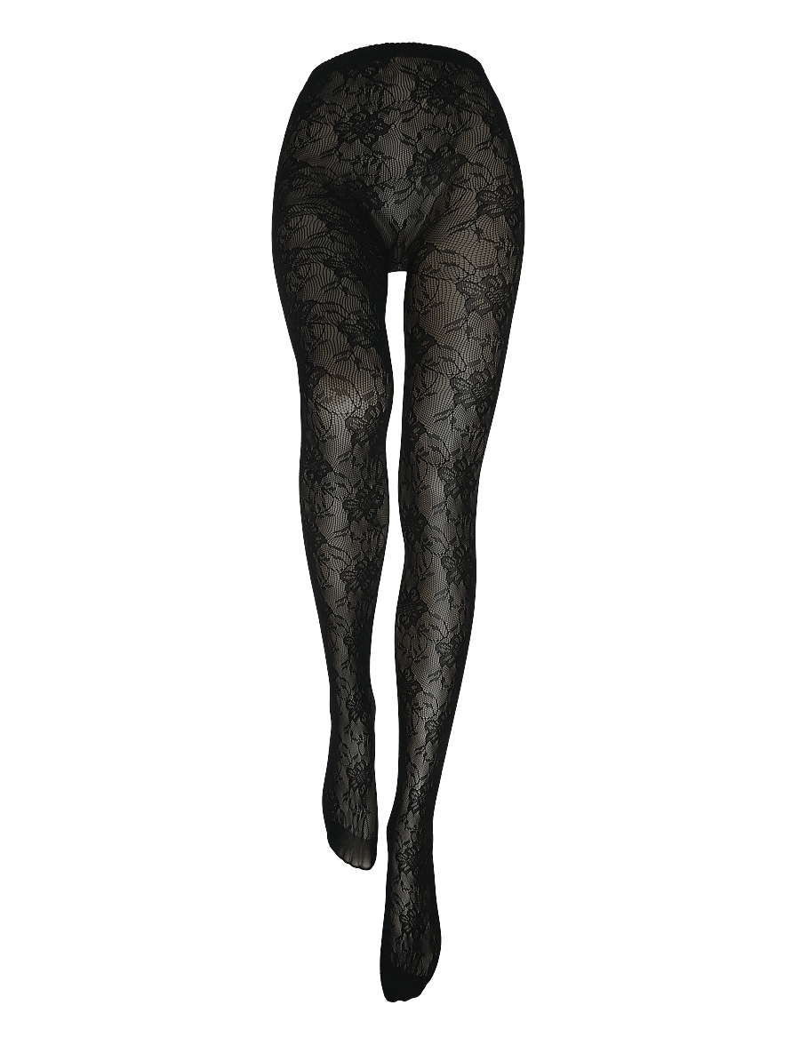 JJXX - JXTILLY LACE FLOWER TIGHT ACC LN - special occasions - black - 1
