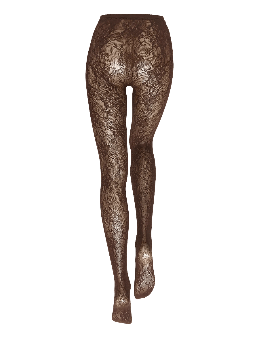 JJXX - JXTILLY LACE FLOWER TIGHT ACC LN - speciella tillfällen - carafe - 2