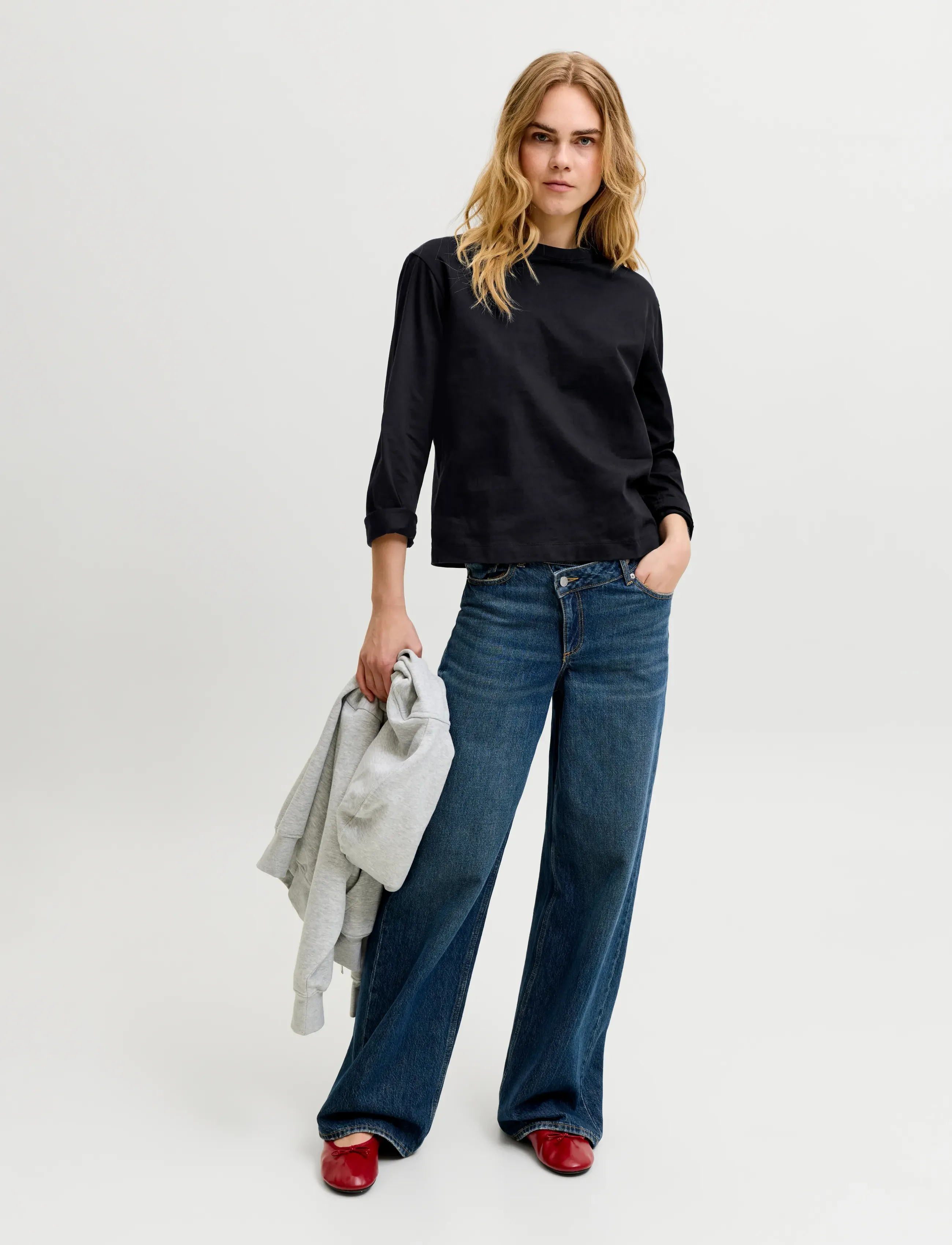 JJXX - JXSOPHIA BOXY LS TEE JRS NOOS - black - 4