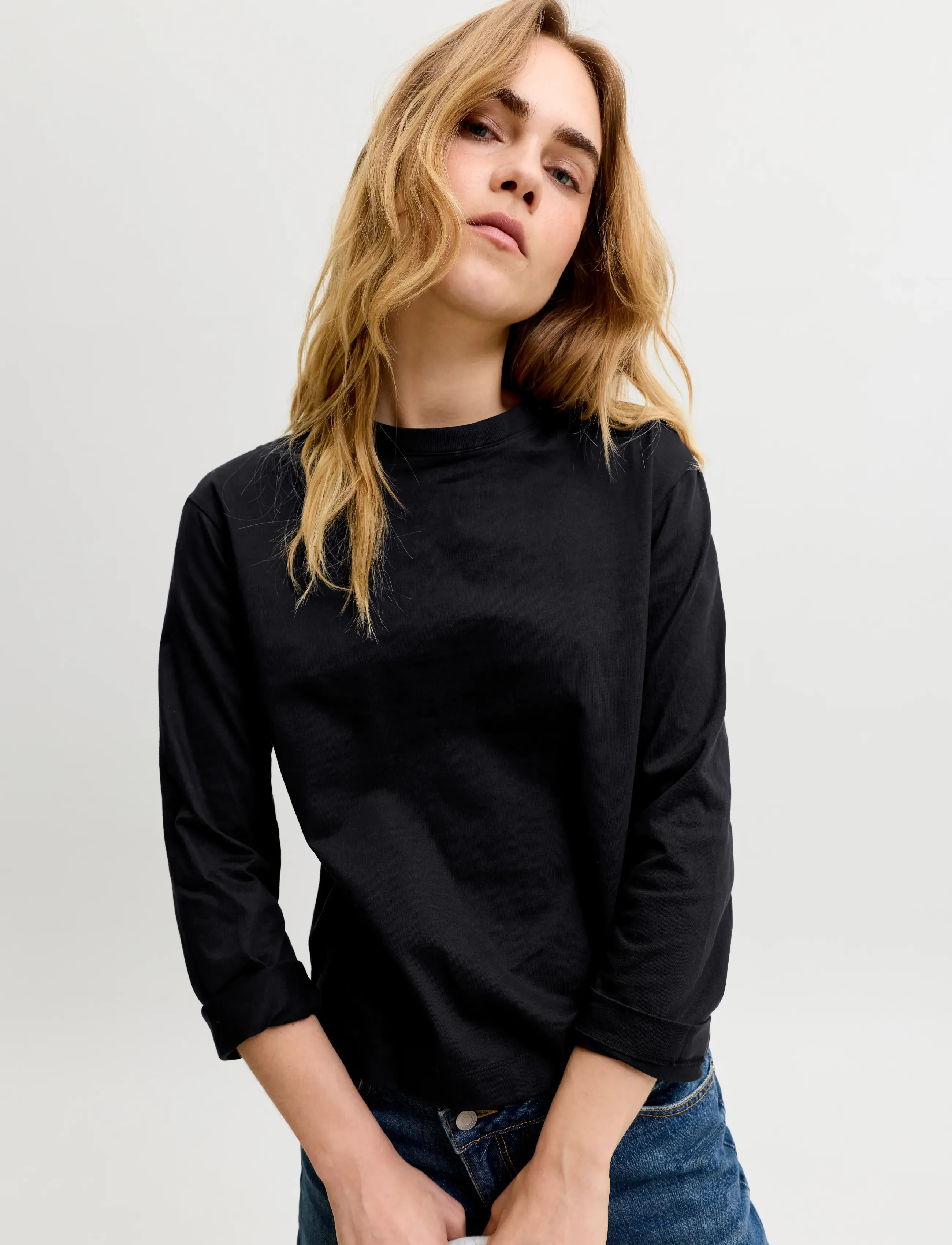 JJXX - JXSOPHIA BOXY LS TEE JRS NOOS - black - 5