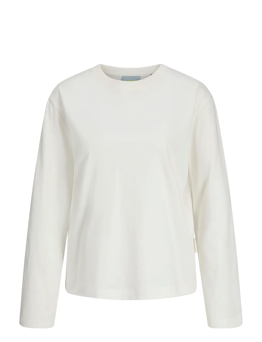 JJXX - JXSOPHIA BOXY LS TEE JRS NOOS - langærmede toppe - cloud dancer - 1
