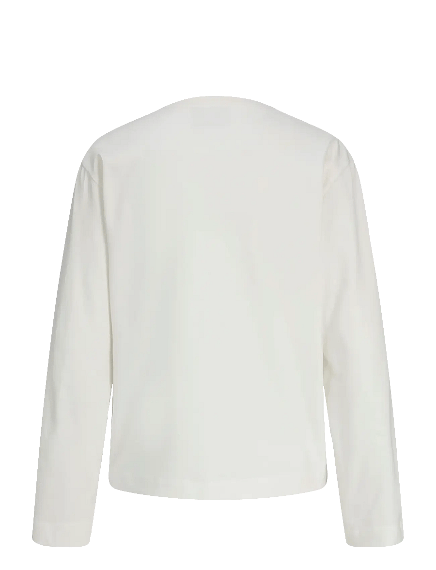 JJXX - JXSOPHIA BOXY LS TEE JRS NOOS - langærmede toppe - cloud dancer - 2