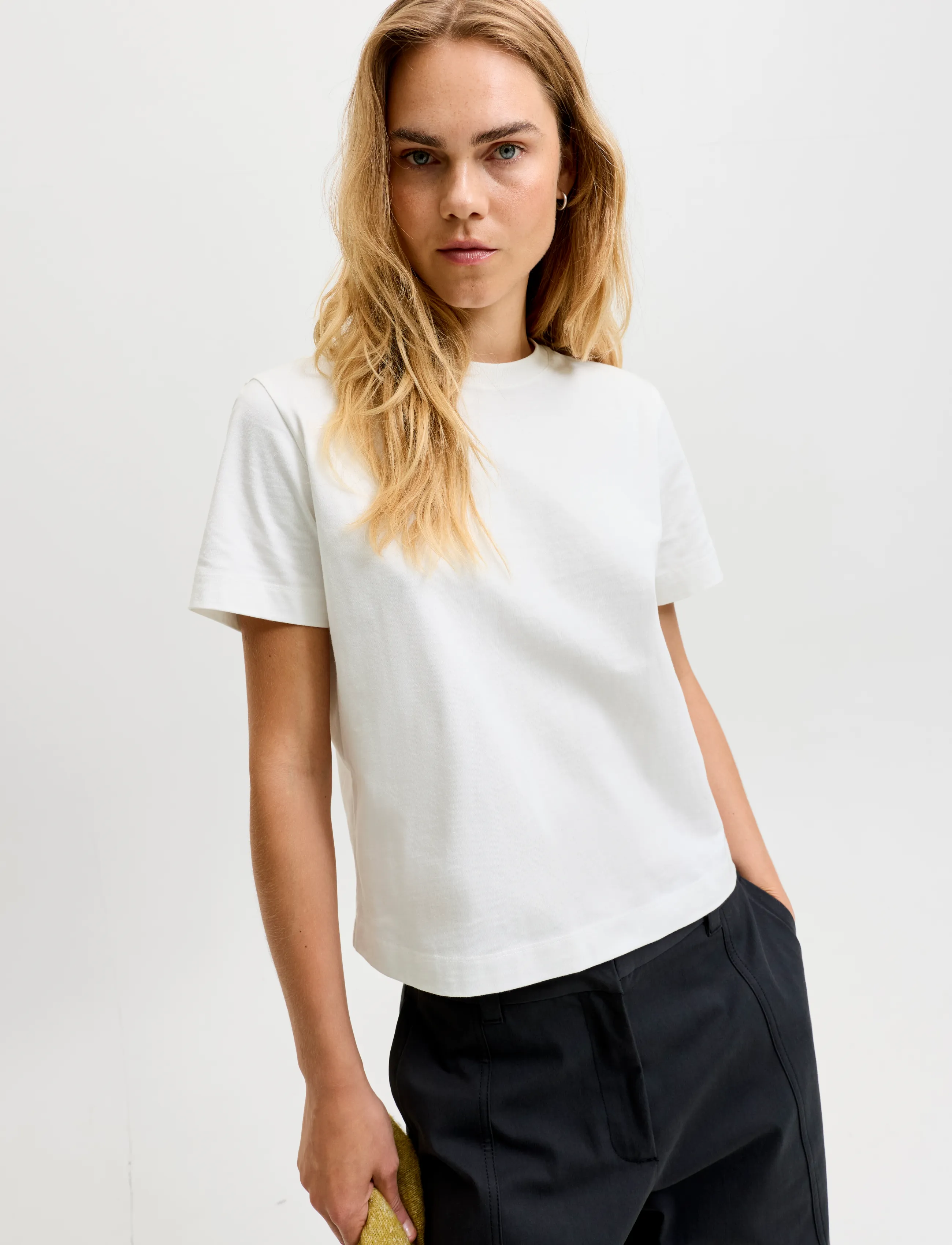 JJXX - JXSOPHIA BOXY SS TEE JRS NOOS - t-särgid - cloud dancer - 5