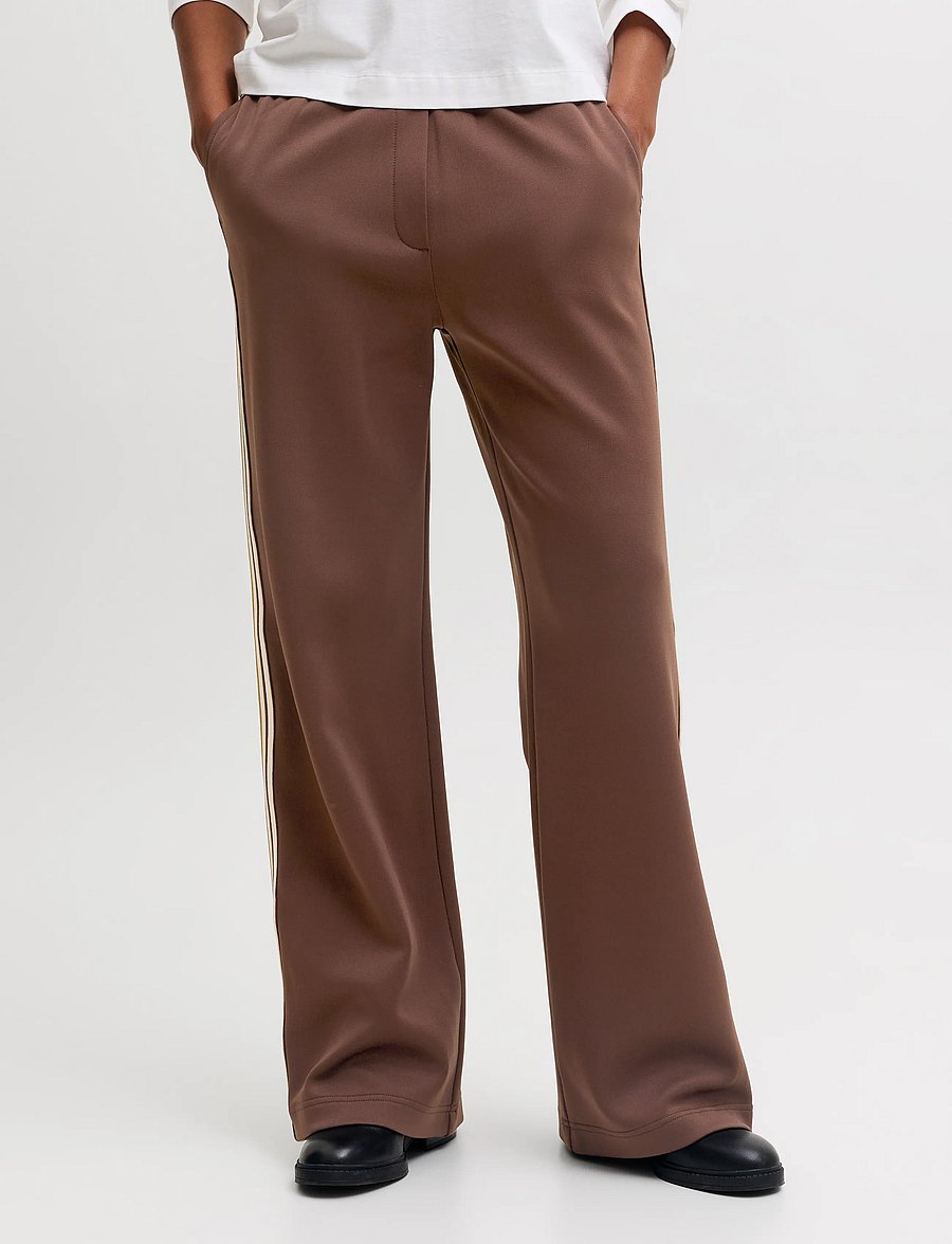 JJXX - JXSKY ESME WIDE MW PANTS PNT - plačios kelnės - demitasse - 0