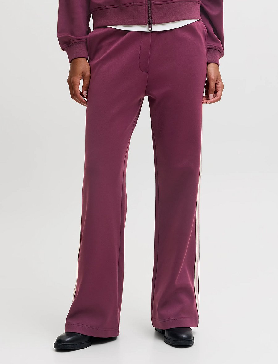 JJXX - JXSKY ESME WIDE MW PANTS PNT - bikses ar platām starām - winetasting - 0