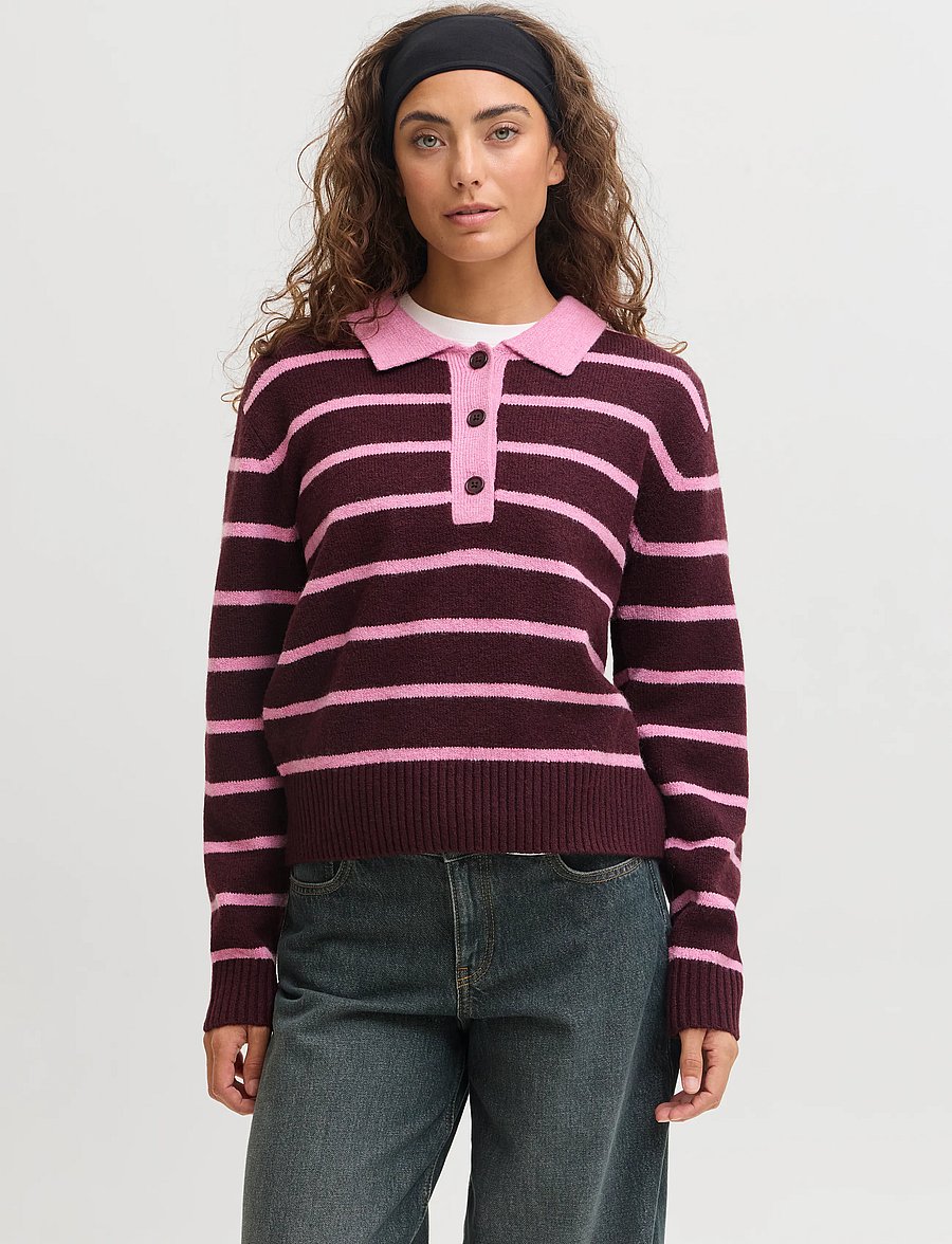JJXX - JXRUBY POLO NECK KNIT SN - orchid smoke - 0