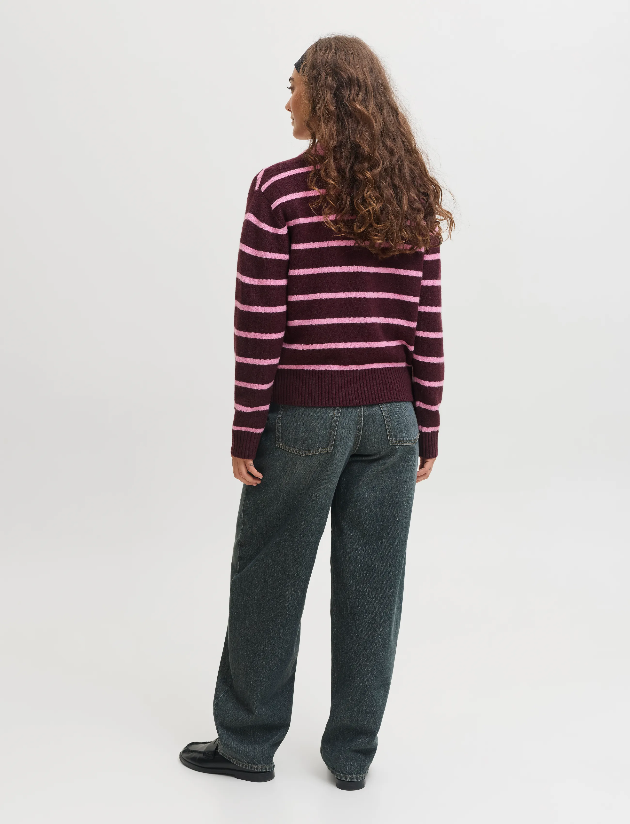 JJXX - JXRUBY POLO NECK KNIT SN - orchid smoke - 3