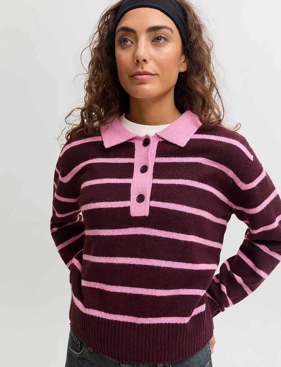 JJXX - JXRUBY POLO NECK KNIT SN - orchid smoke - 5
