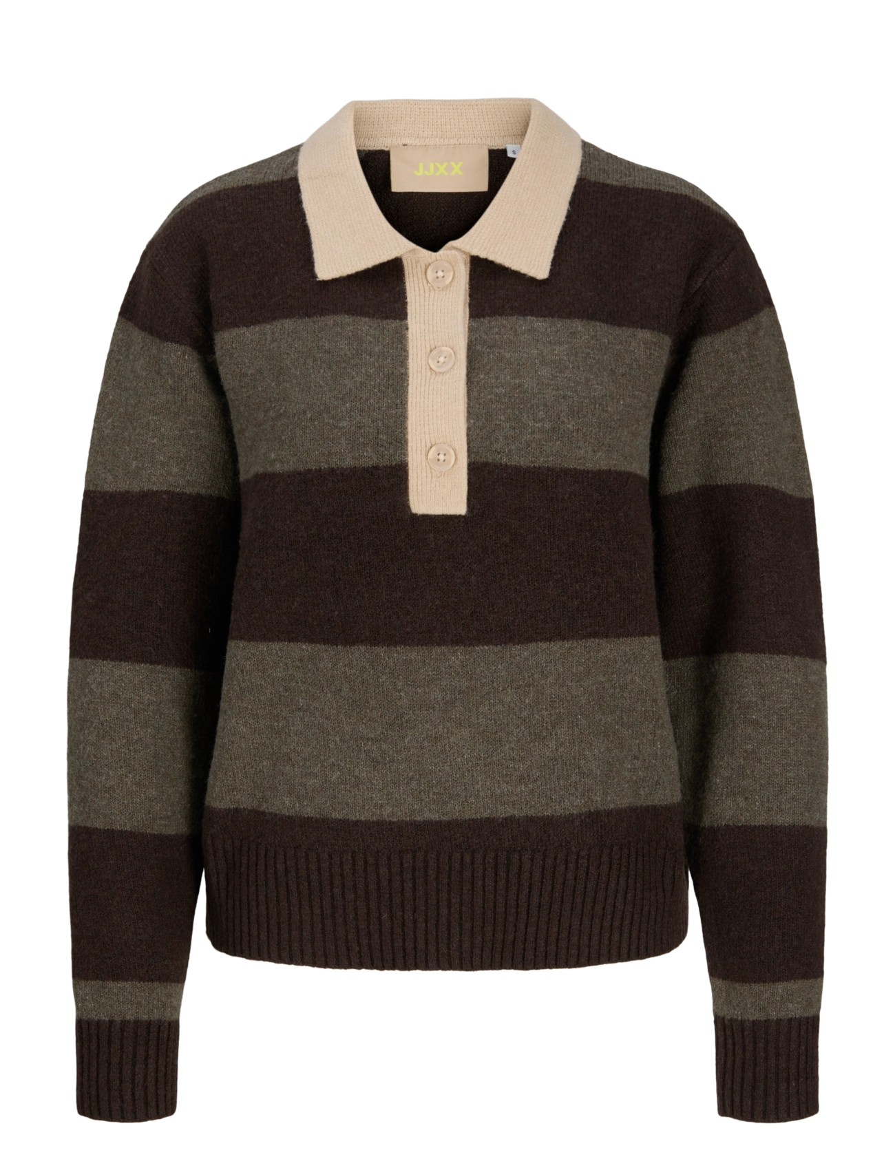JJXX JXRUBY POLO NECK KNIT SN - Kontoririided - SEAL BROWN / brown