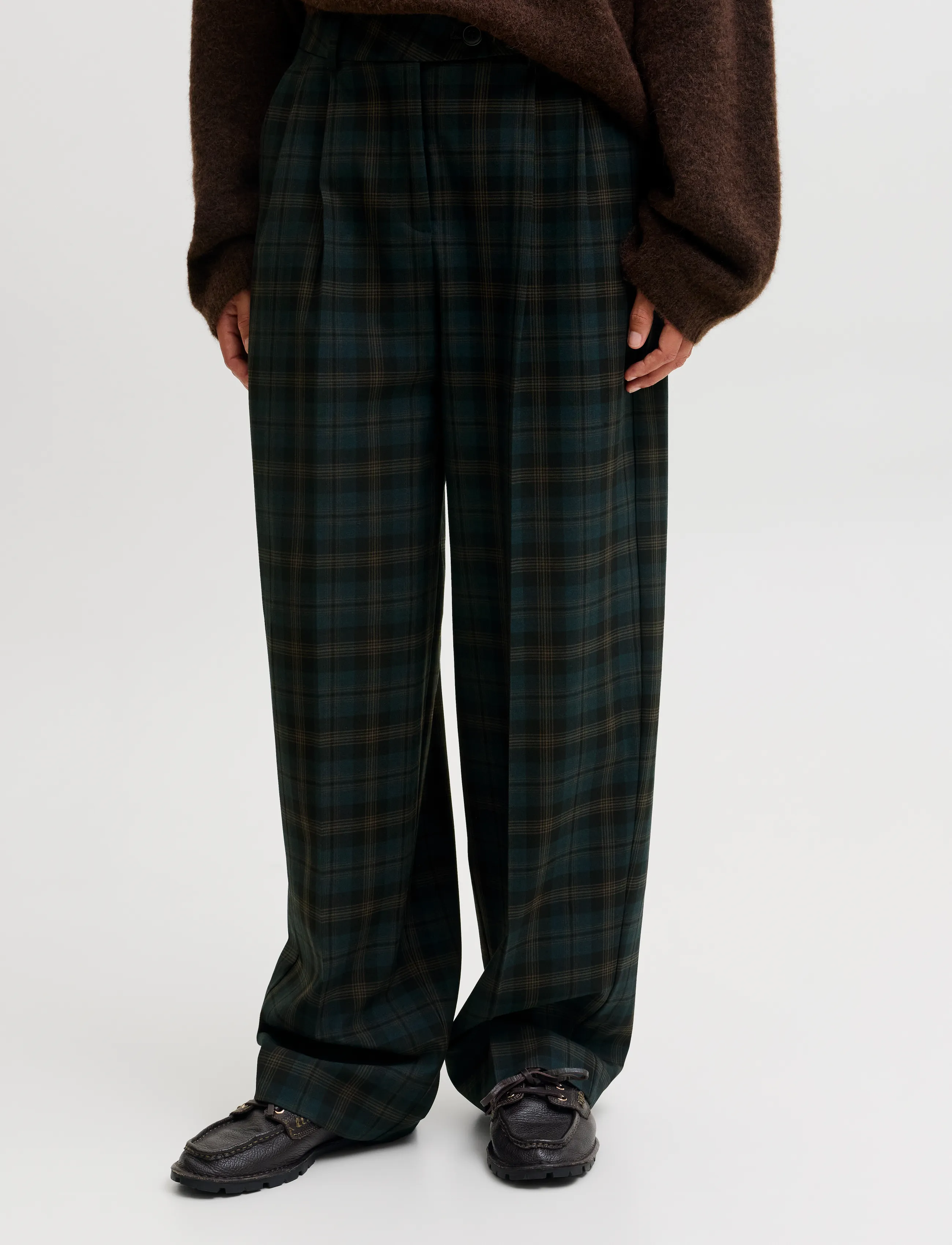 JJXX JXNICO MILEY BARREL HW PANTS PNT - Transitional Layering - BLACK / black
