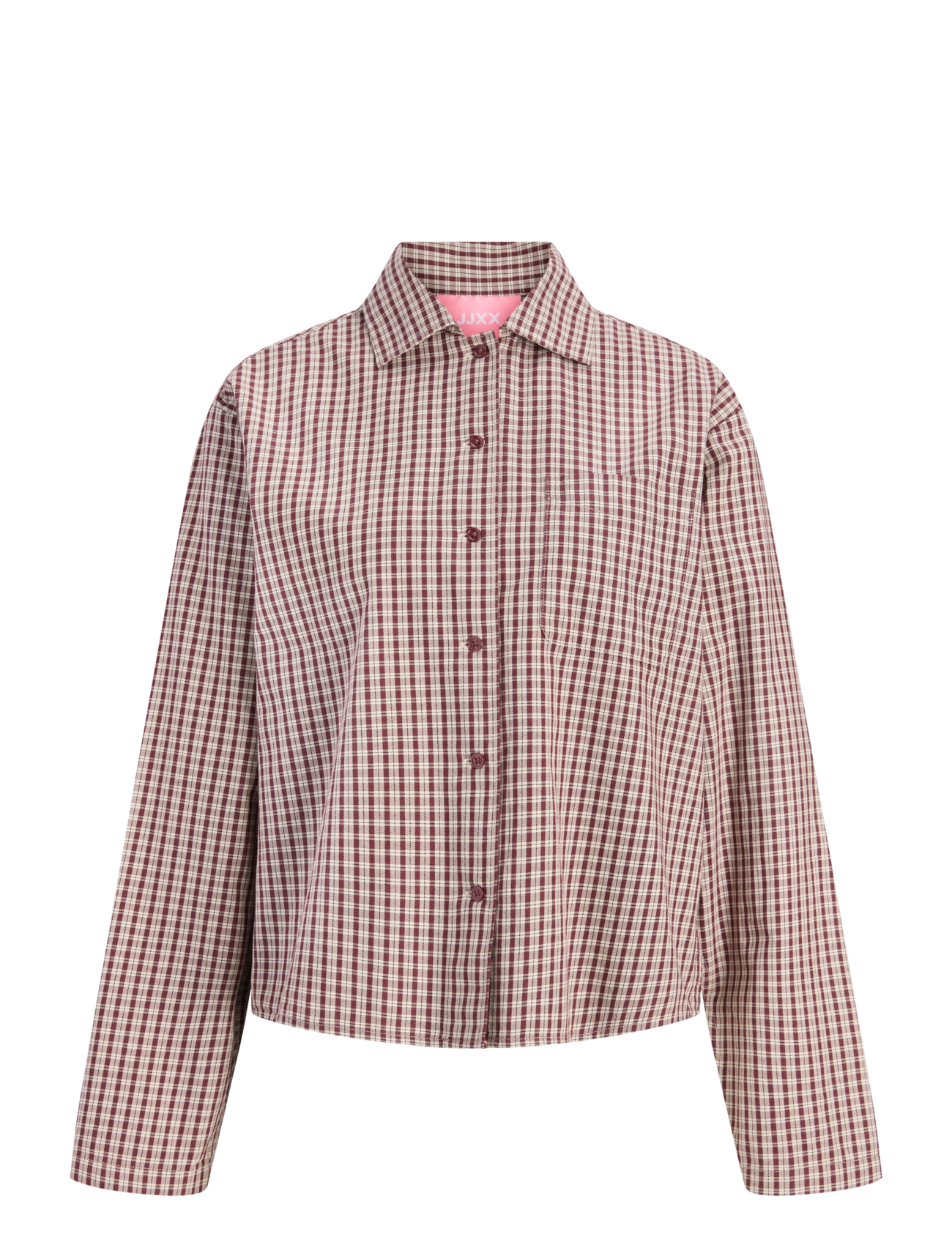 JJXX JXASTA LS CLEAN CHECK SHIRT WVN SN - Farben der Saison - CHOCOLATE TRUFFLE / brown