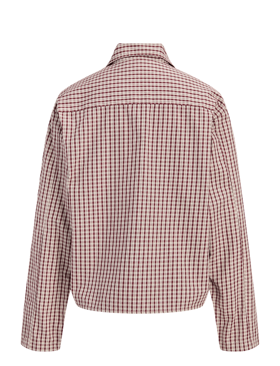 JJXX - JXASTA LS CLEAN CHECK SHIRT WVN SN - langärmlige hemden - chocolate truffle - 2