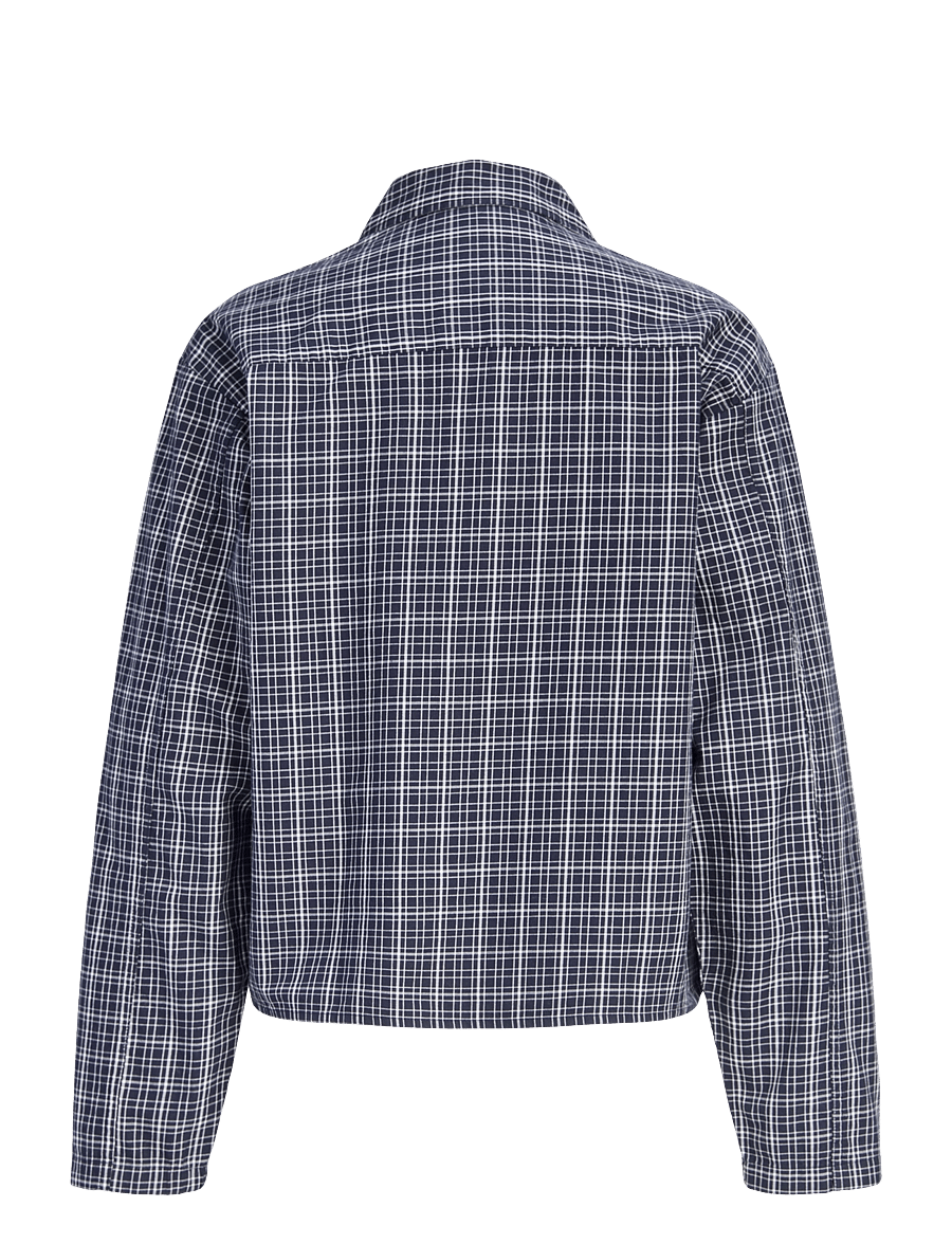JJXX - JXASTA LS CLEAN CHECK SHIRT WVN SN - langärmlige hemden - night sky - 2