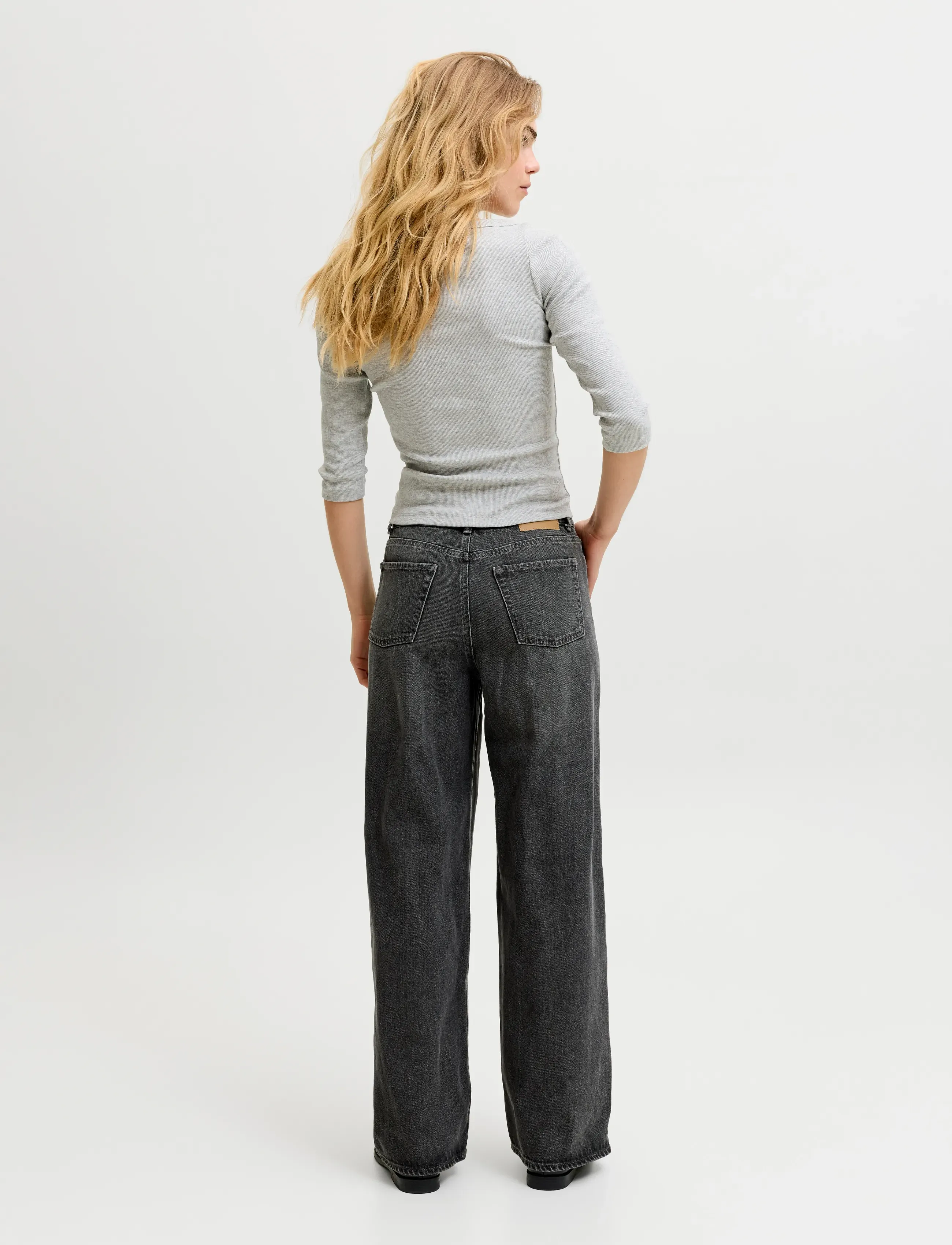 JJXX - JXTOKYO WIDE HW R386 DNM NOOS - black denim - 3