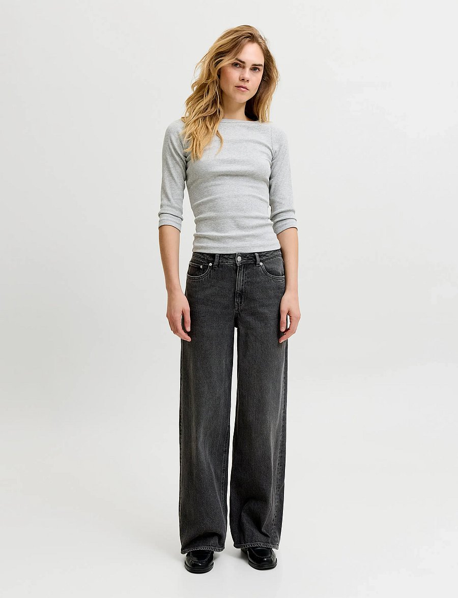JJXX - JXTOKYO WIDE HW R386 DNM NOOS - black denim - 4