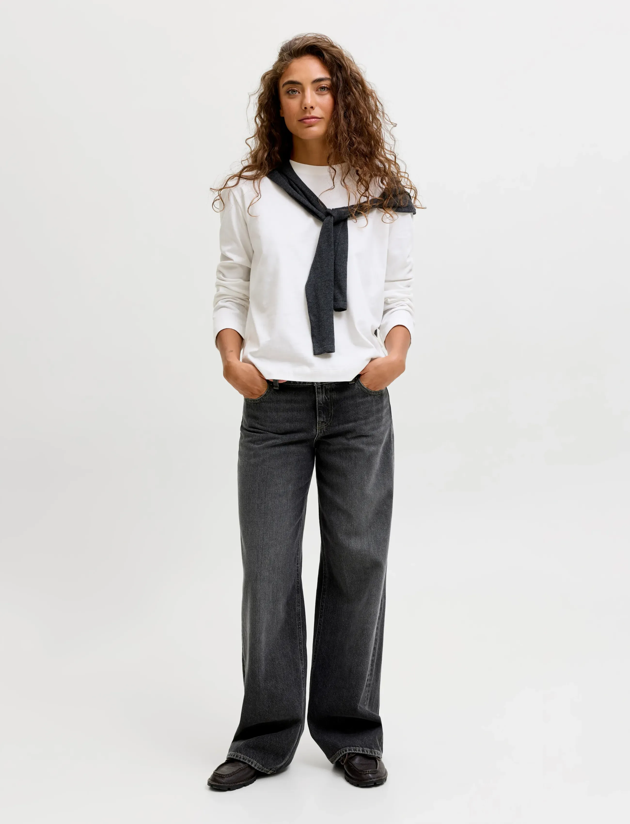 JJXX - JXPALERMO LOOSE LW R063 DNM NOOS - vida jeans - black denim - 4
