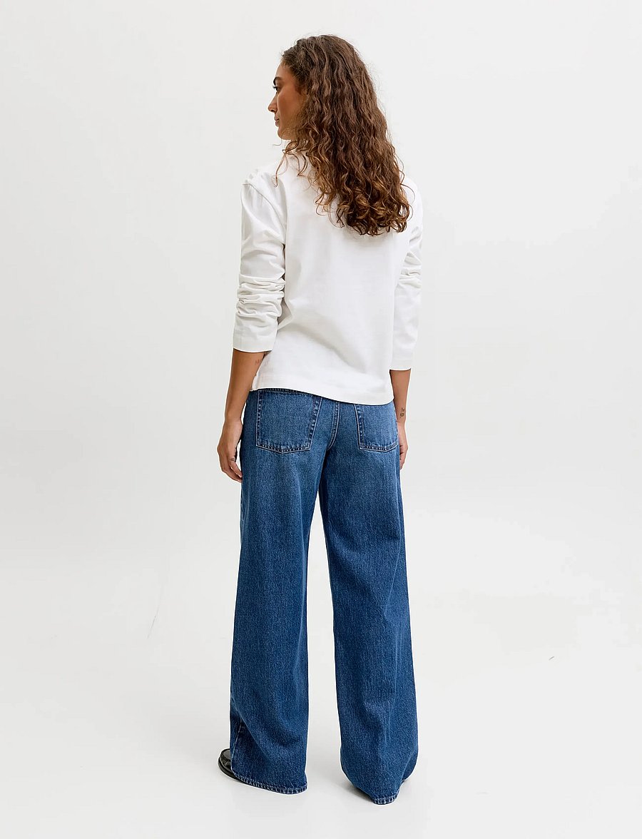 JJXX - JXPALERMO LOOSE LW R404 DNM NOOS - straight jeans - blue denim - 3