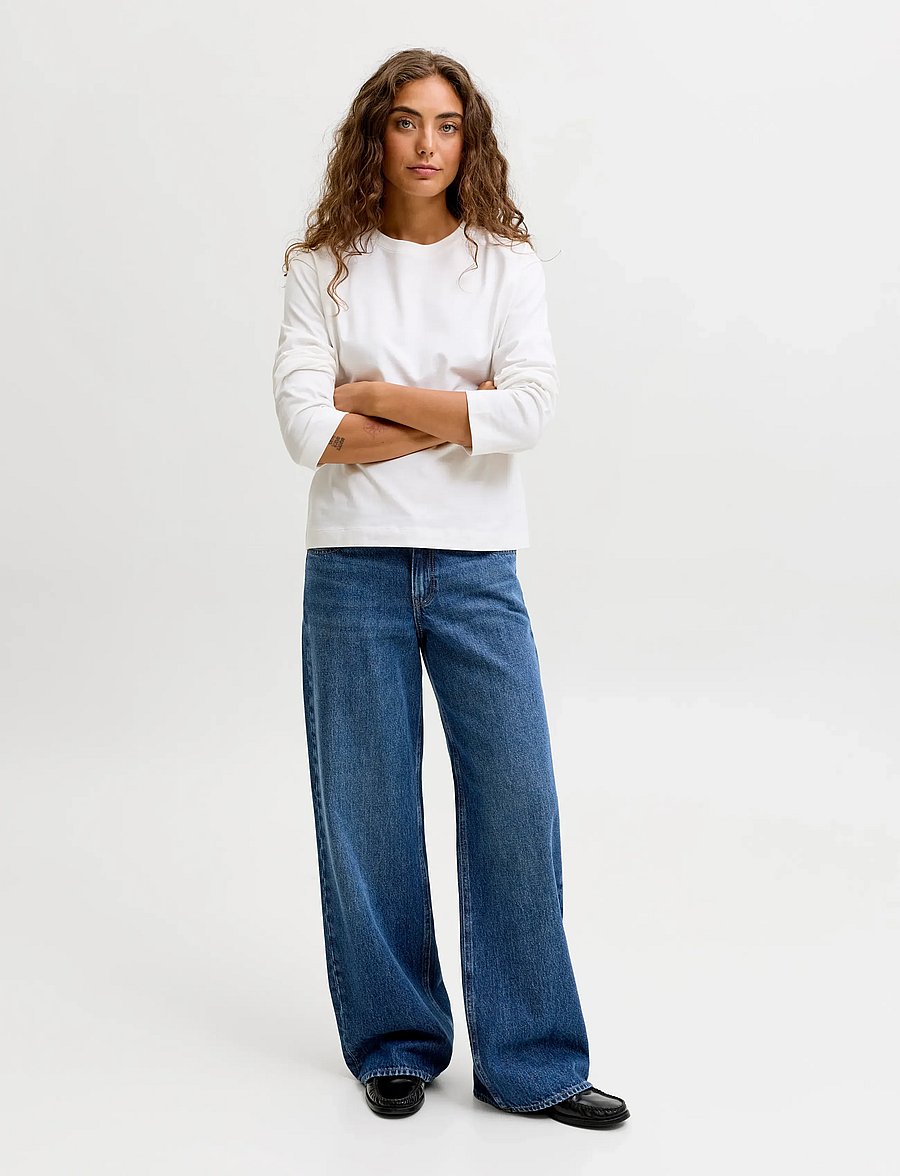 JJXX - JXPALERMO LOOSE LW R404 DNM NOOS - straight jeans - blue denim - 4