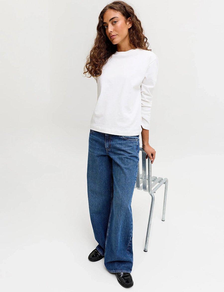 JJXX - JXPALERMO LOOSE LW R404 DNM NOOS - straight jeans - blue denim - 5