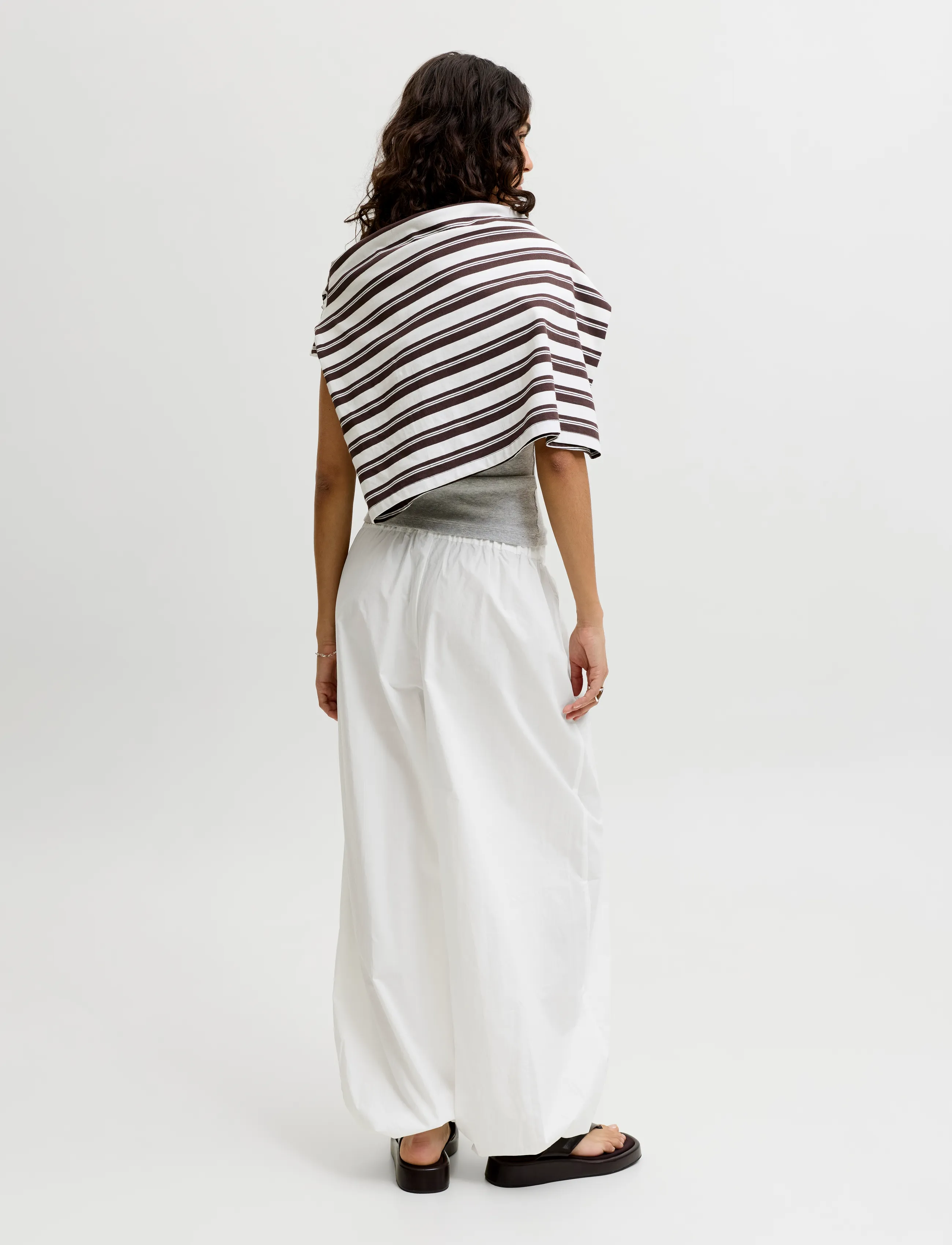 JJXX - JXSARA BALLON MW PANTS WVN LN - barrel-bukser - cloud dancer - 3