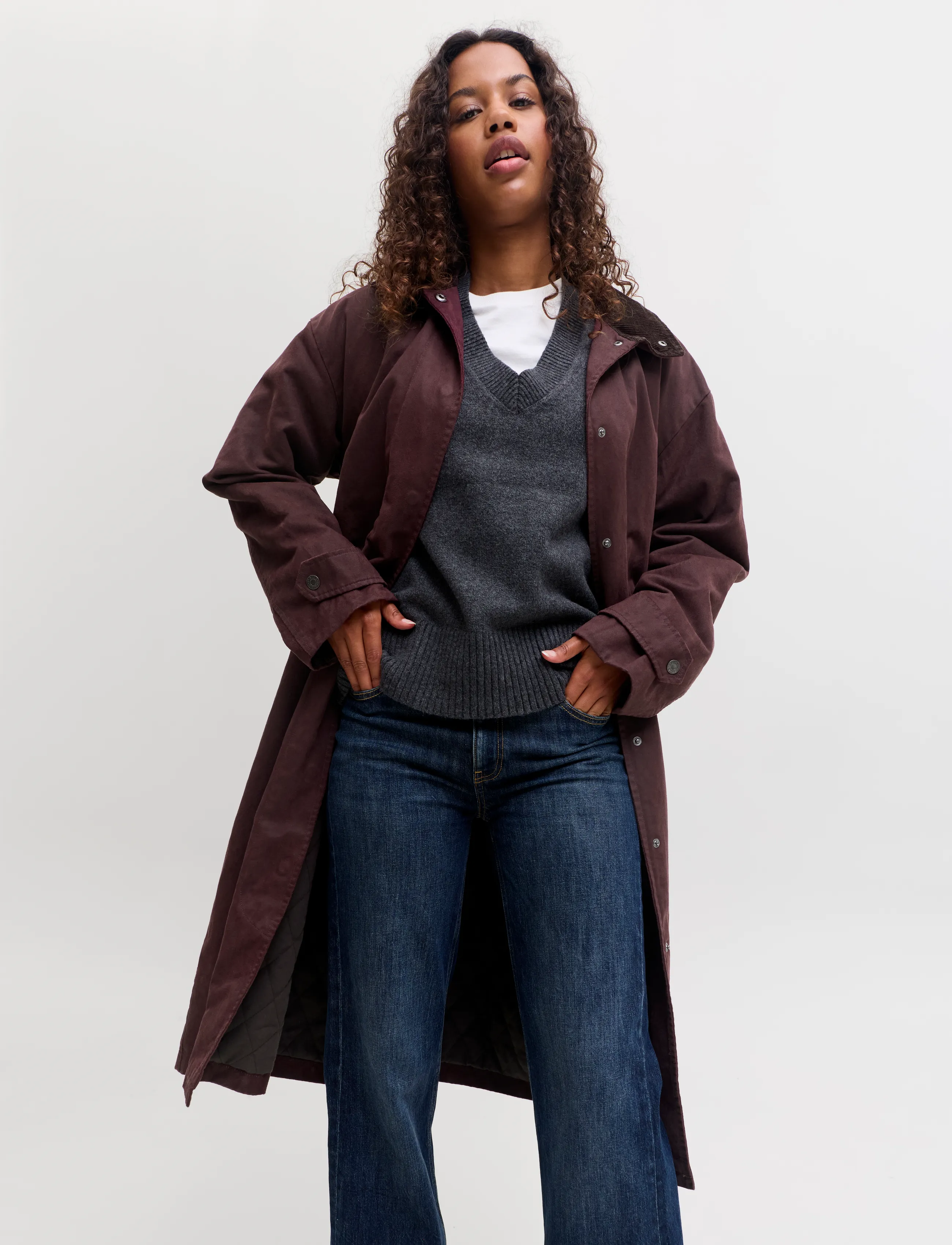 JJXX - JXADA COAT OTW - leichte mäntel - fudge - 5