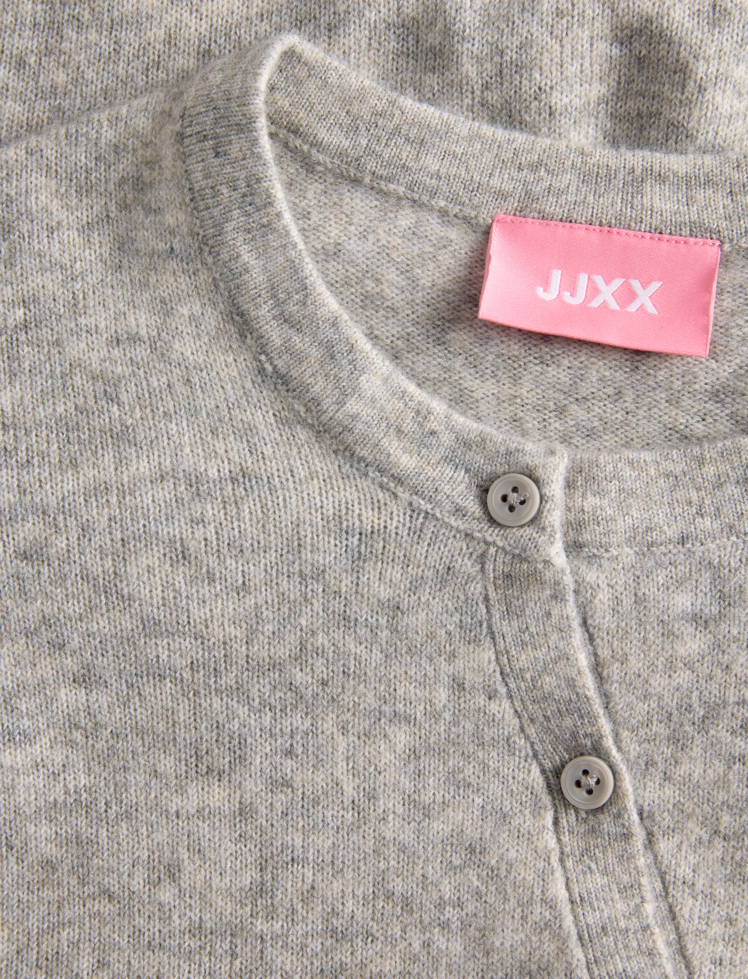 JJXX - JXJANE SCARF CARDIGAN KNIT - medium grey melange - 2