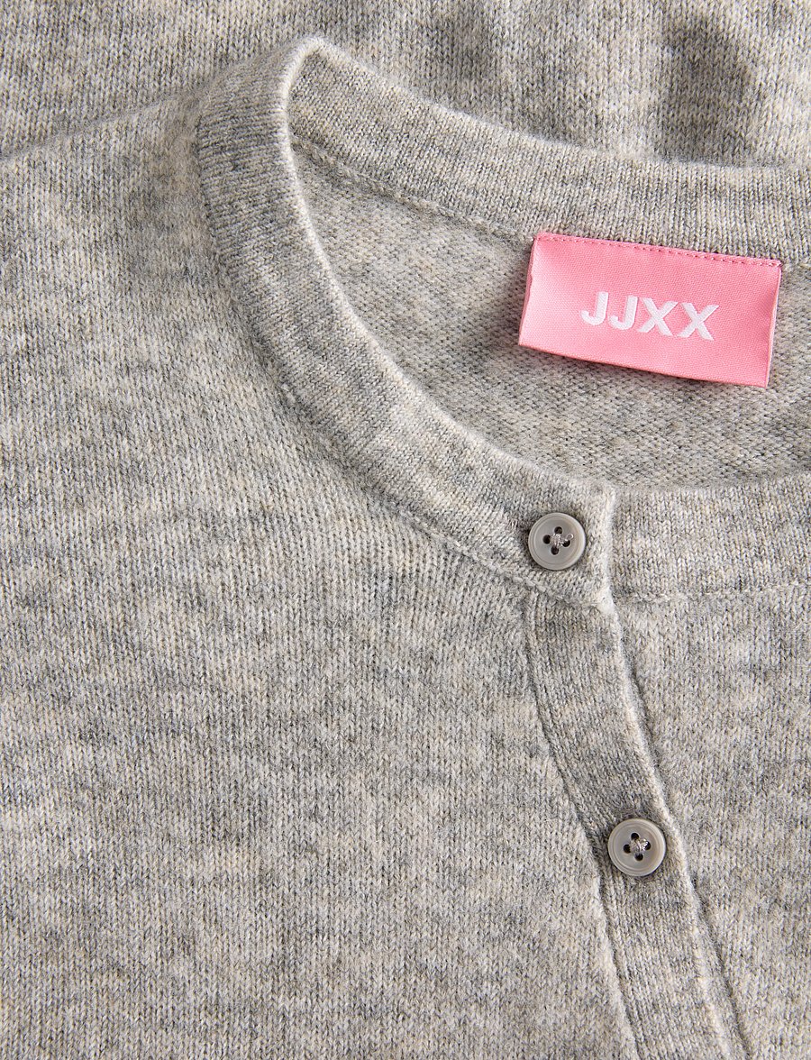 JJXX - JXJANE SCARF CARDIGAN KNIT - medium grey melange - 2