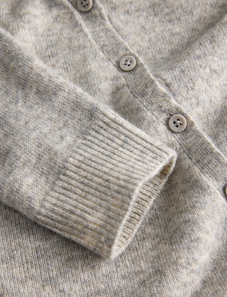 JJXX - JXJANE SCARF CARDIGAN KNIT - medium grey melange - 3