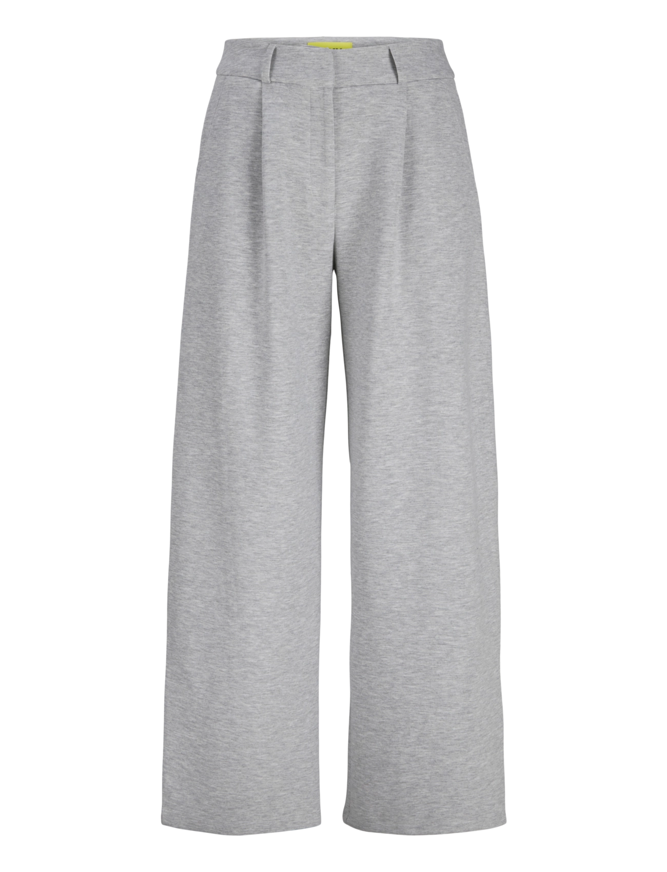 JJXX - JXBILLIE SCUBA PANTS SWT - hosen mit weitem bein - light grey melange - 1