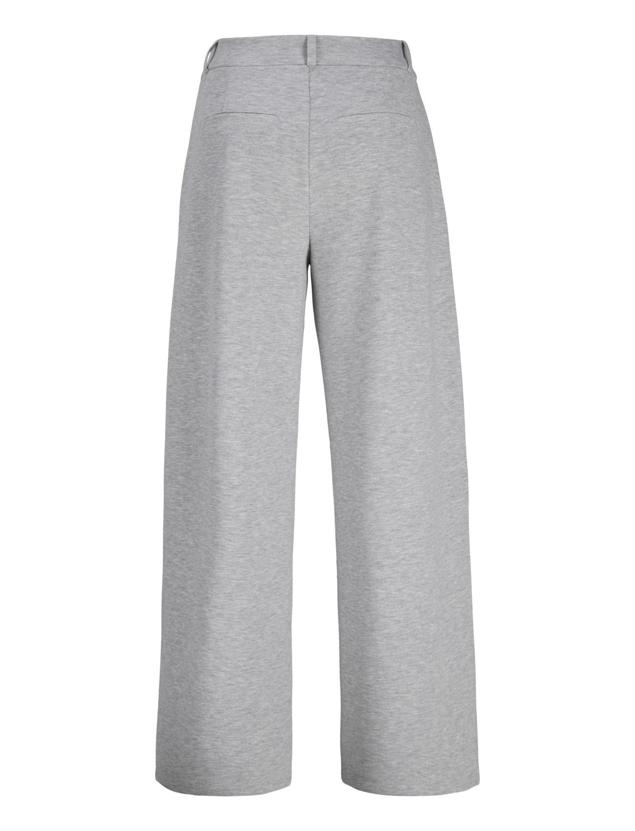 JJXX - JXBILLIE SCUBA PANTS SWT - hosen mit weitem bein - light grey melange - 2