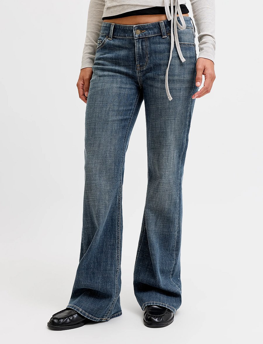 JJXX - JXTEXAS FLARED LW C418 DNM SN - schlaghosen - blue denim - 0