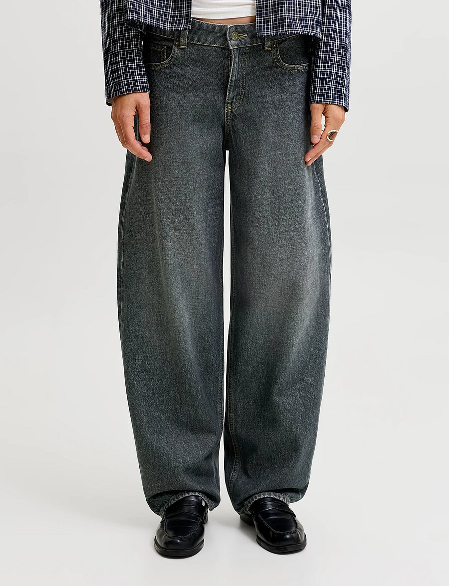 JJXX - JXFUJI BARREL MW R423 DNM SN - barrel jeans - black denim - 0