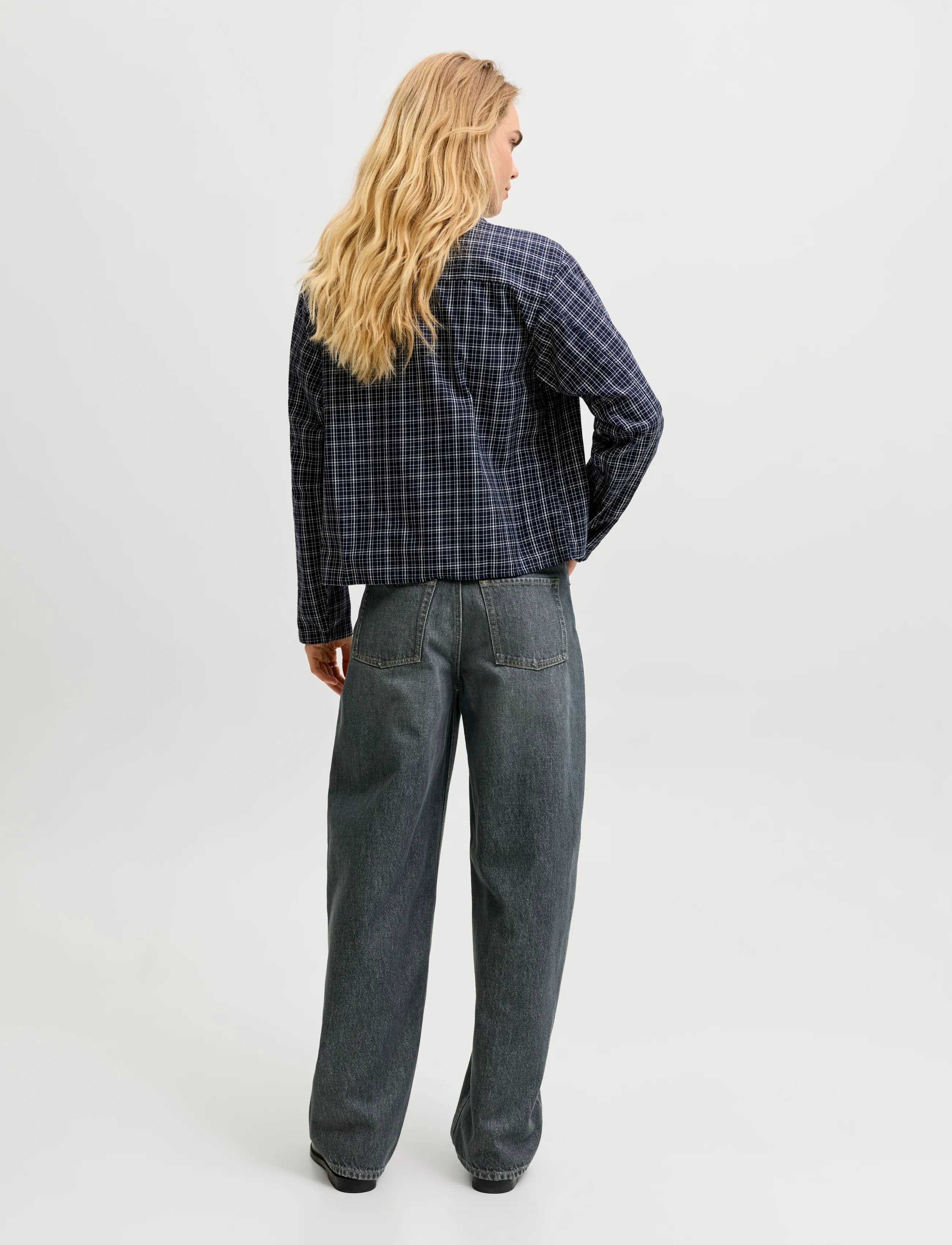 JJXX - JXFUJI BARREL MW R423 DNM SN - barrel jeans - black denim - 3