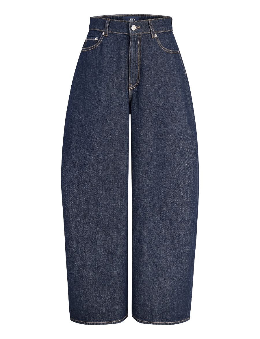 JJXX - JXSAKAI BAGGY BARREL MW R425 DNM NOOS - barrel-teksad - blue denim - 1