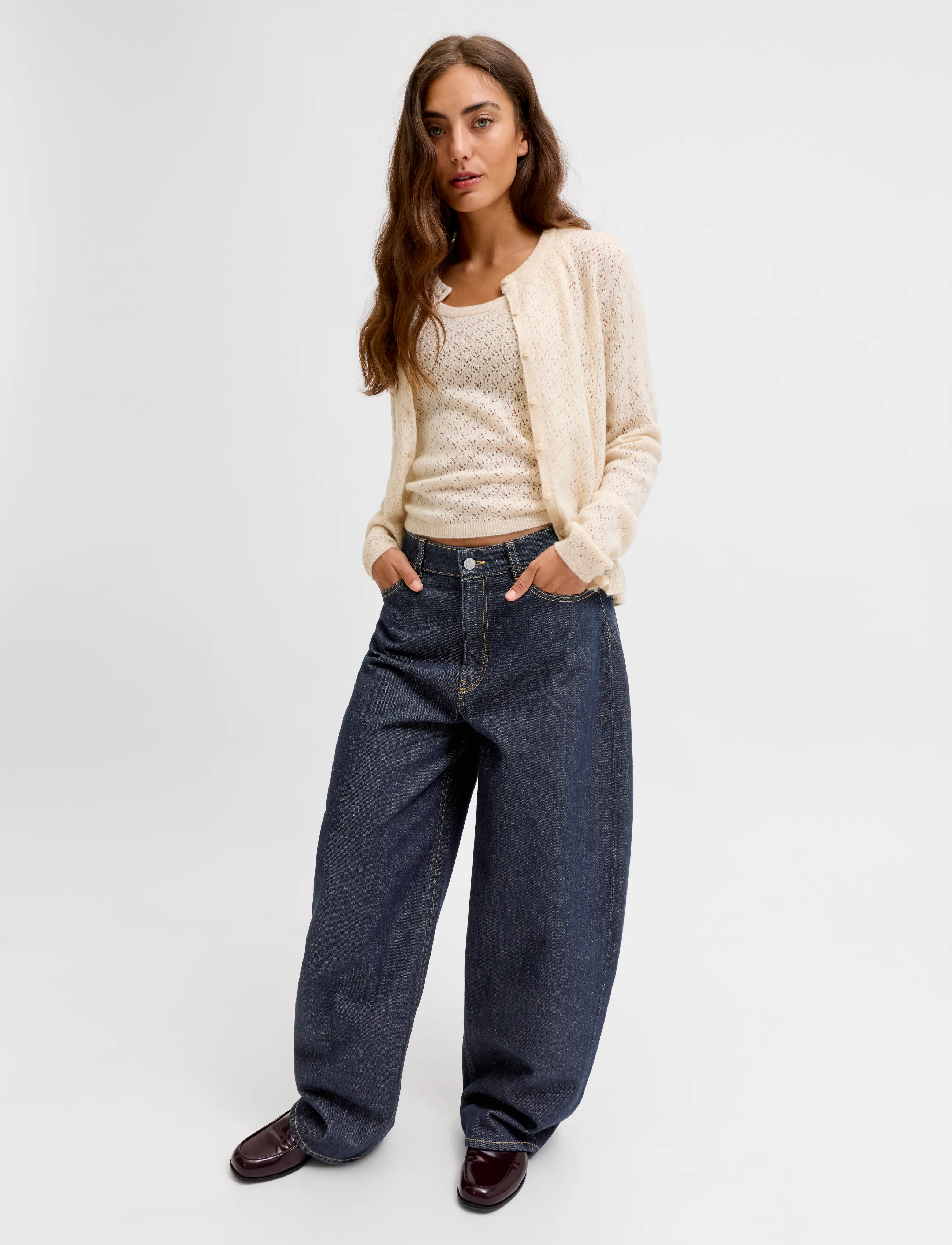 JJXX Jxsakai Baggy Barrel Mw R425 Dnm Noos baggy jeans dam – bild 5