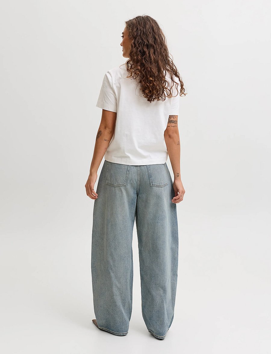 JJXX - JXSAKAI BAGGY BARREL MW R434 DNM SN - barrel jeans - blue denim - 3
