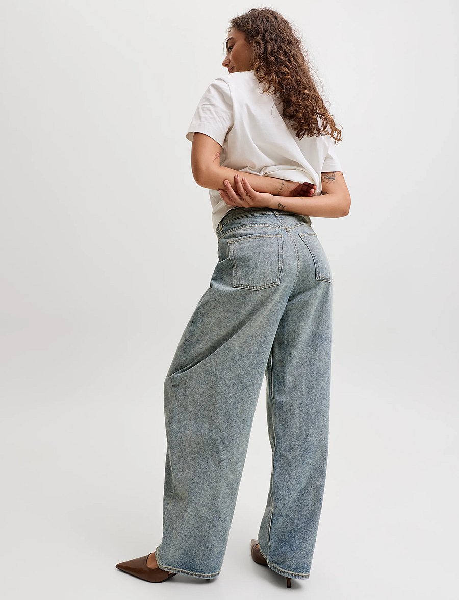 JJXX - JXSAKAI BAGGY BARREL MW R434 DNM SN - barrel jeans - blue denim - 5