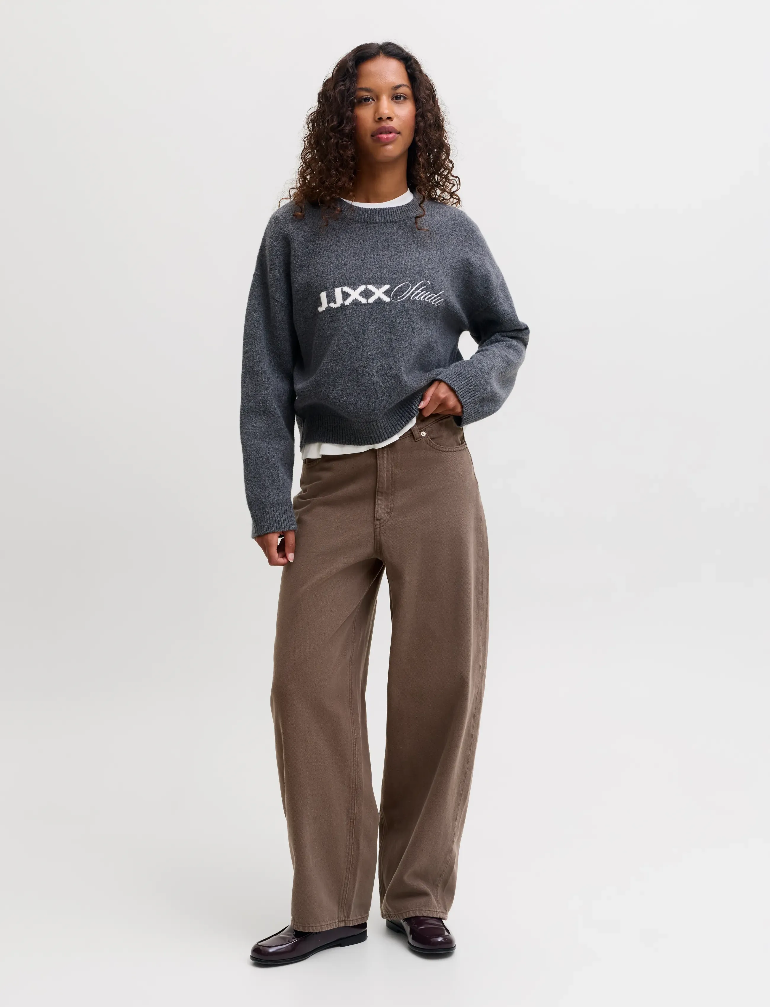 JJXX - JXSAKAI BAGGY BARREL MW R346 DNM SN - barrel jeans - demitasse - 4