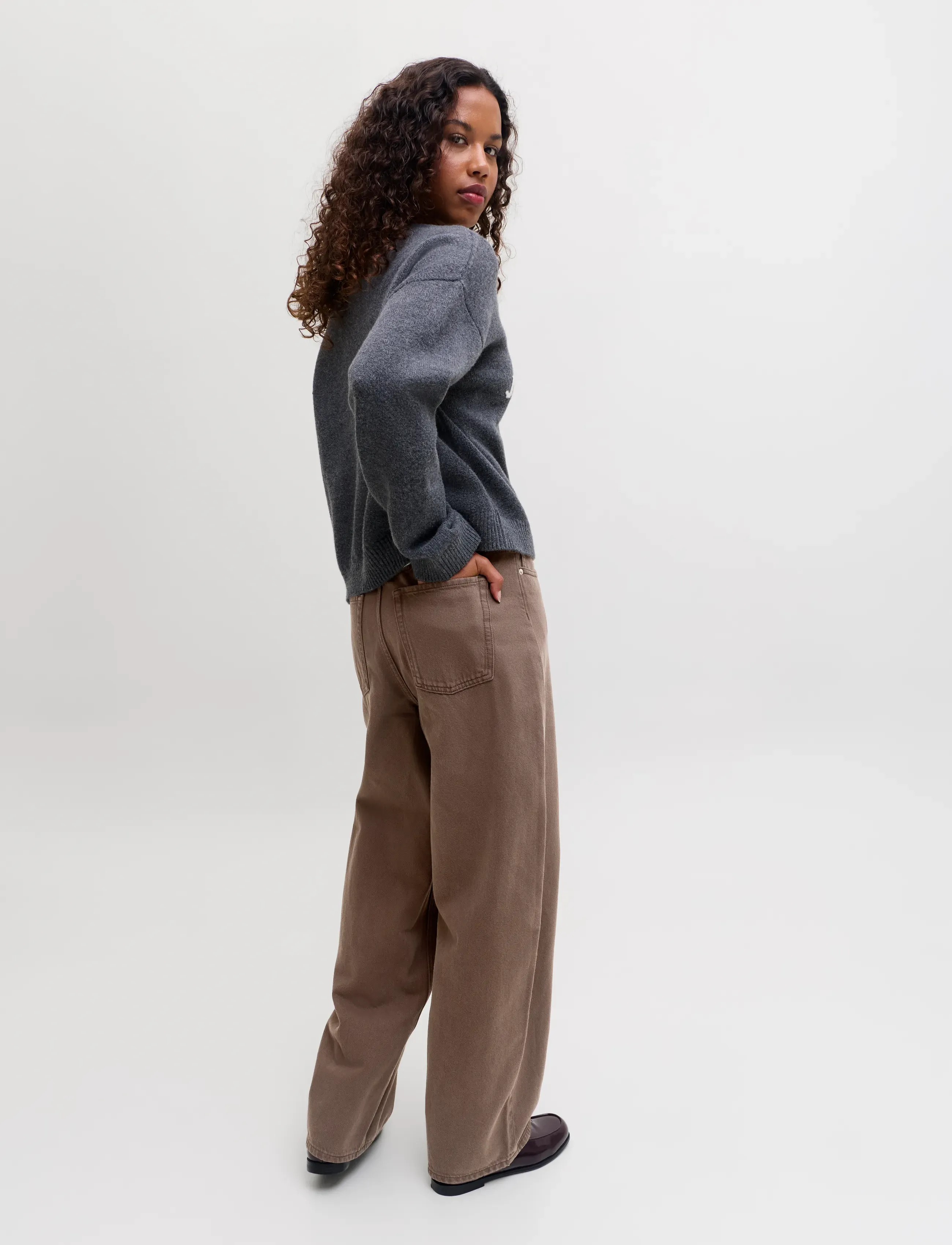 JJXX - JXSAKAI BAGGY BARREL MW R346 DNM SN - barrel jeans - demitasse - 5