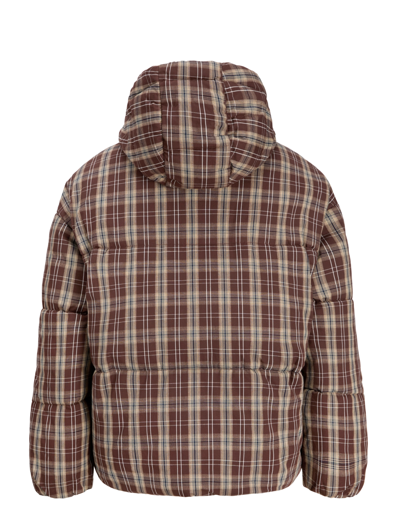 JJXX - JXANA CHECK PUFFER JACKET OTW - spring jackets - winetasting - 2