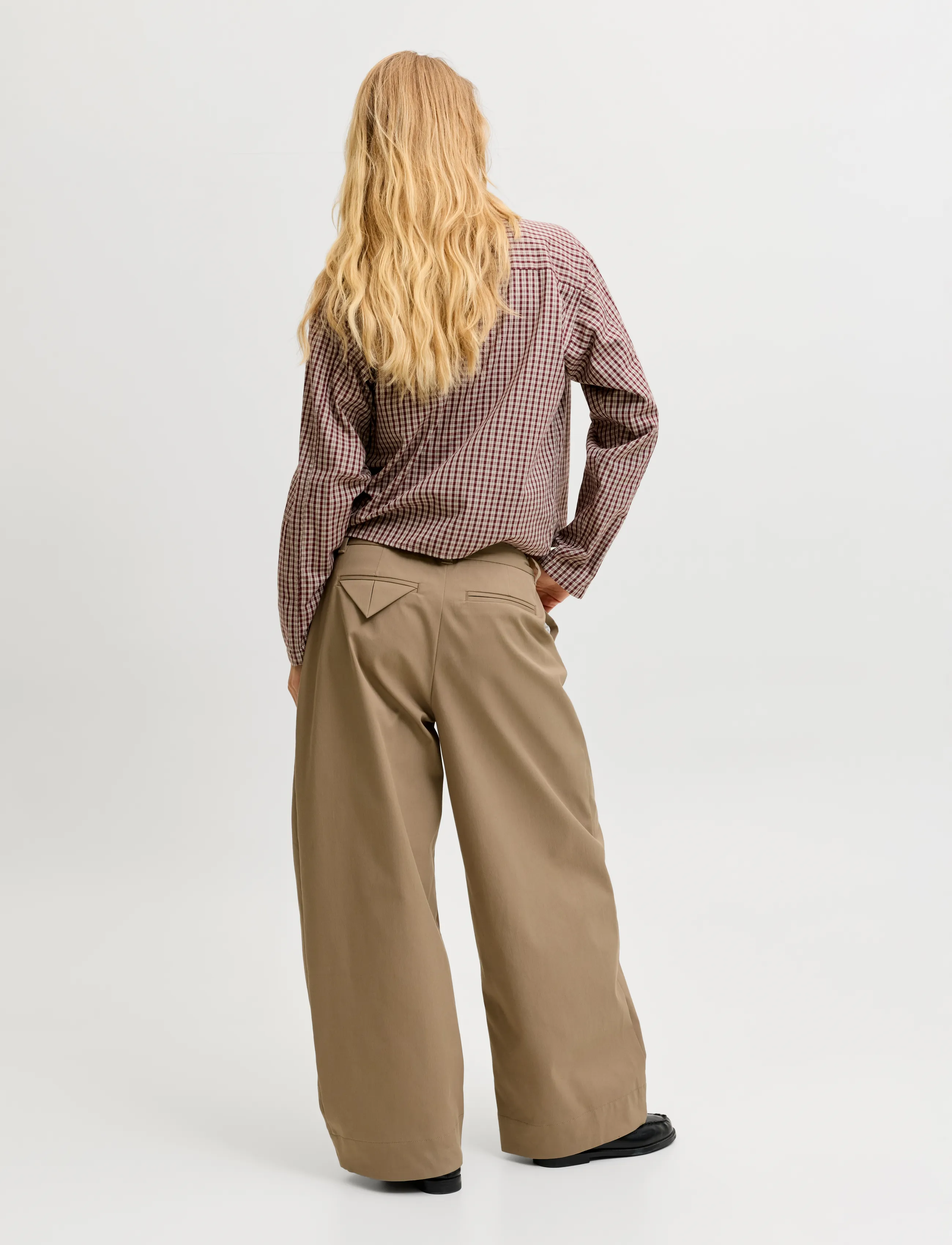 JJXX - JXRUBY SUMA BAGGY BARREL MW PANTS PNT - petrified oak - 3