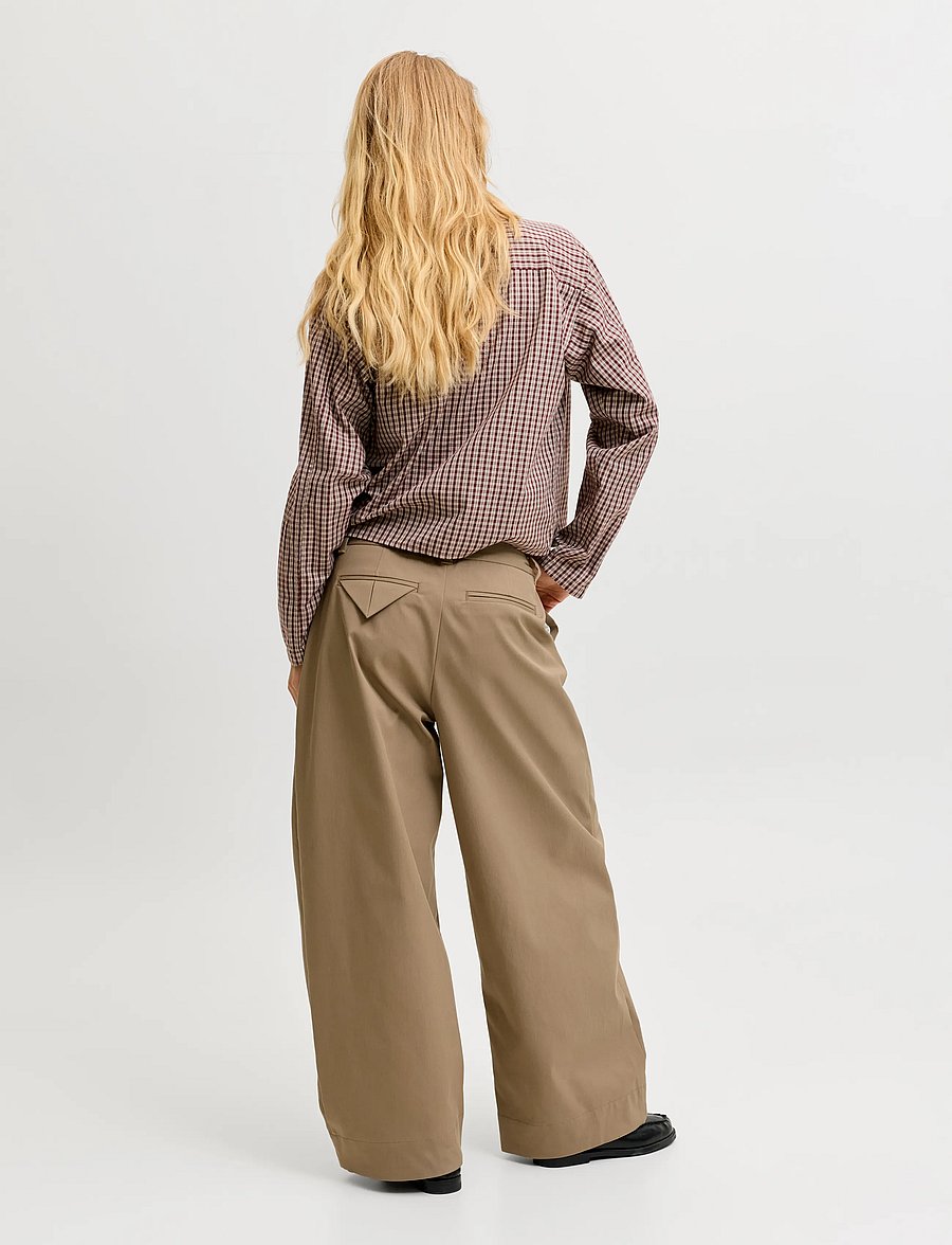 JJXX - JXRUBY SUMA BAGGY BARREL MW PANTS PNT - petrified oak - 3