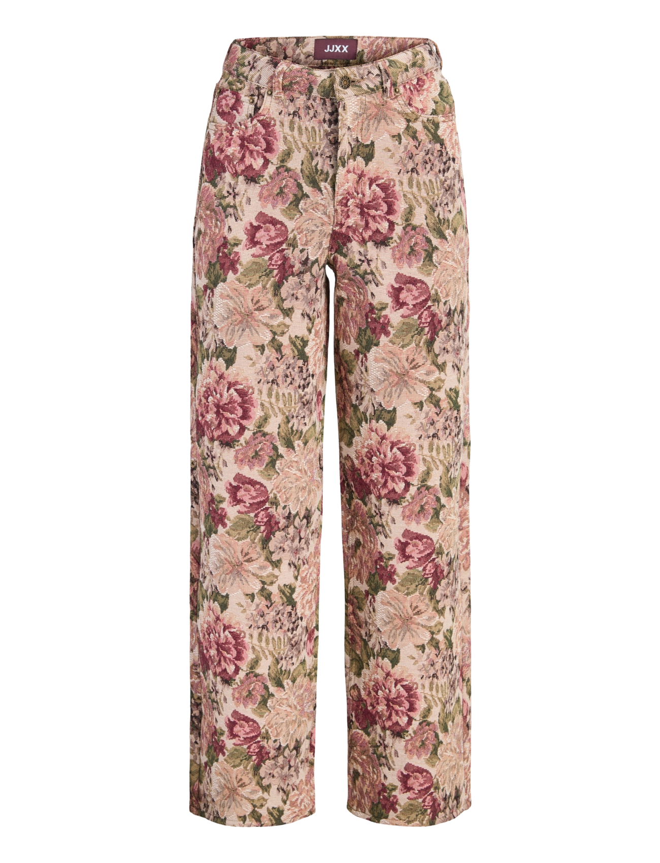 JJXX JXZOE JULIA HW PANTS PNT - Hosen - ROEBUCK / pink/rose