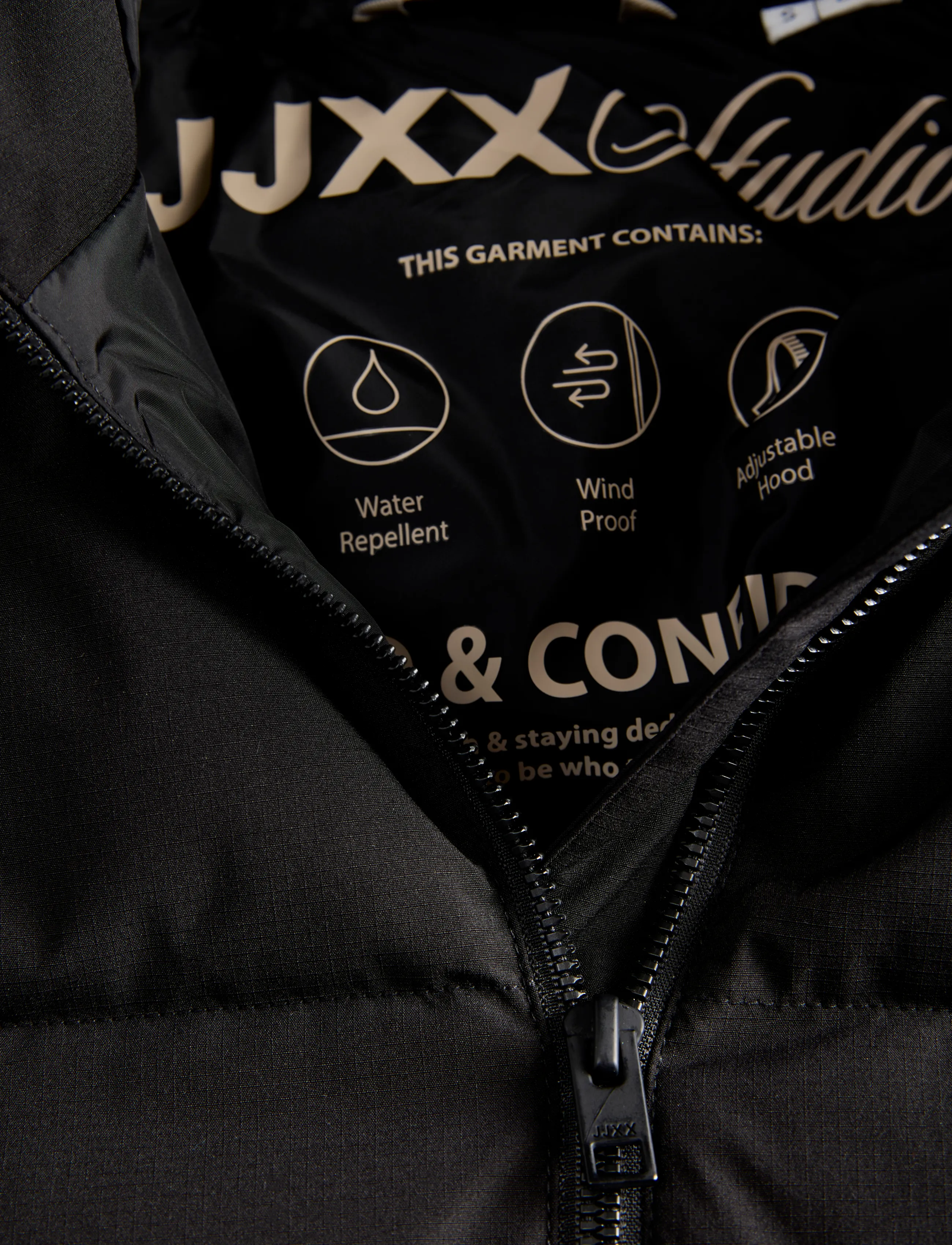 JJXX - JXGALAXY PUFFER JACKET OTW - gefütterte jacken - black - 2