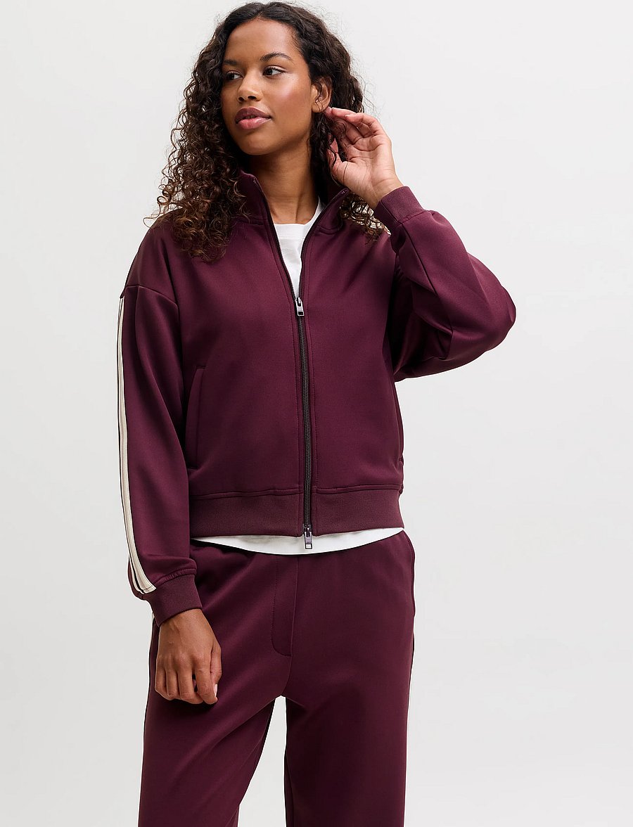 JJXX - JXLEONA ESME JACKET PNT - lette jakker - winetasting - 0