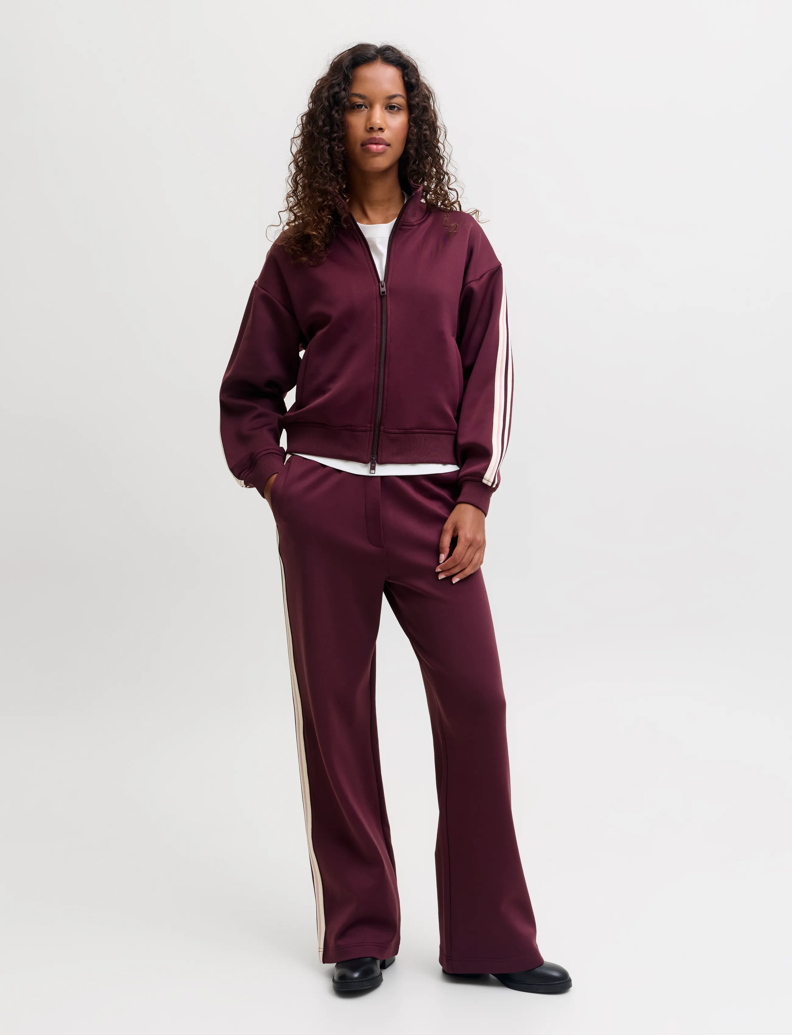 JJXX - JXLEONA ESME JACKET PNT - lette jakker - winetasting - 5
