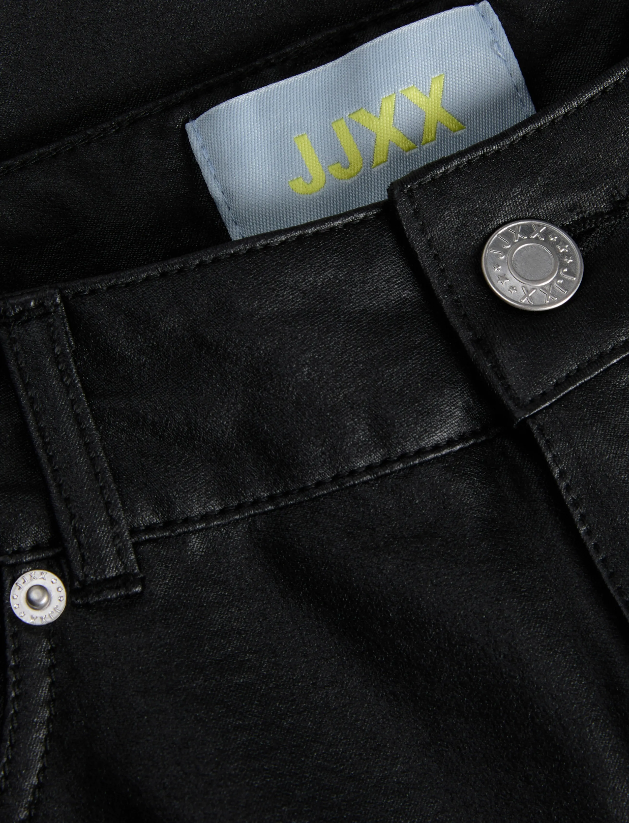 JJXX - JXZOE CAMILLA WIDE HW PANT PNT SN - lederhosen - black - 2