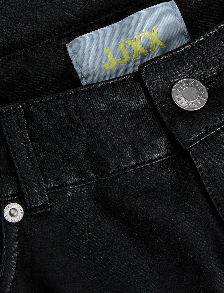 JJXX - JXZOE CAMILLA WIDE HW PANT PNT SN - lederhosen - black - 2