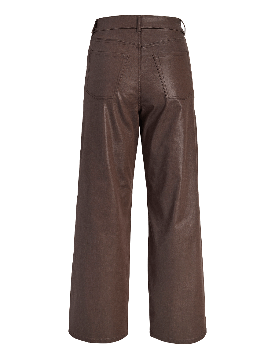 JJXX - JXZOE CAMILLA WIDE HW PANT PNT SN - nahkpüksid - demitasse - 1
