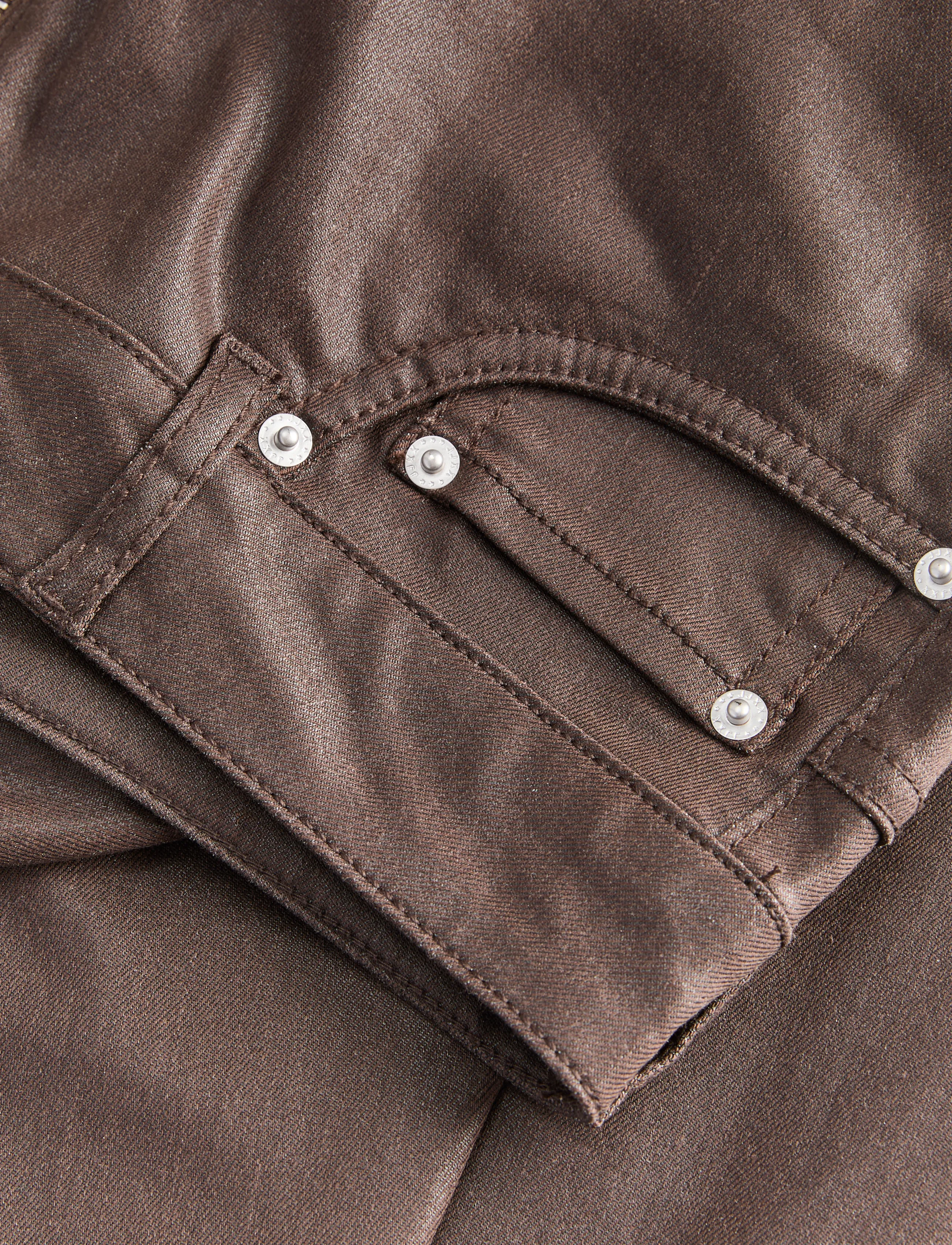 JJXX - JXZOE CAMILLA WIDE HW PANT PNT SN - nahkpüksid - demitasse - 2